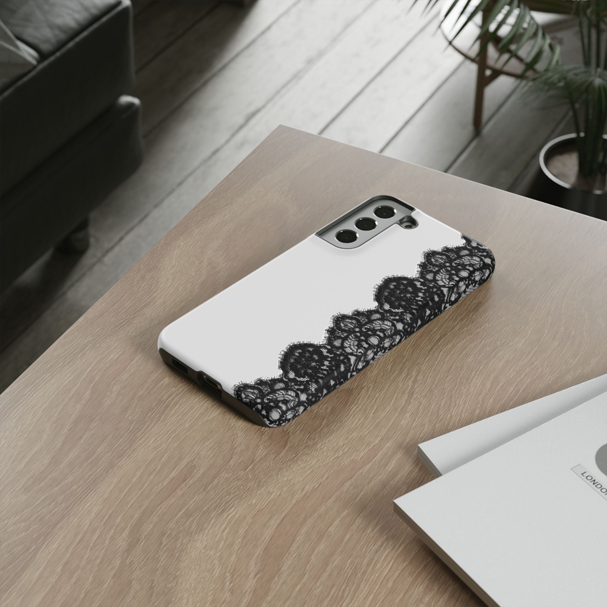 Black Lace Phone Case