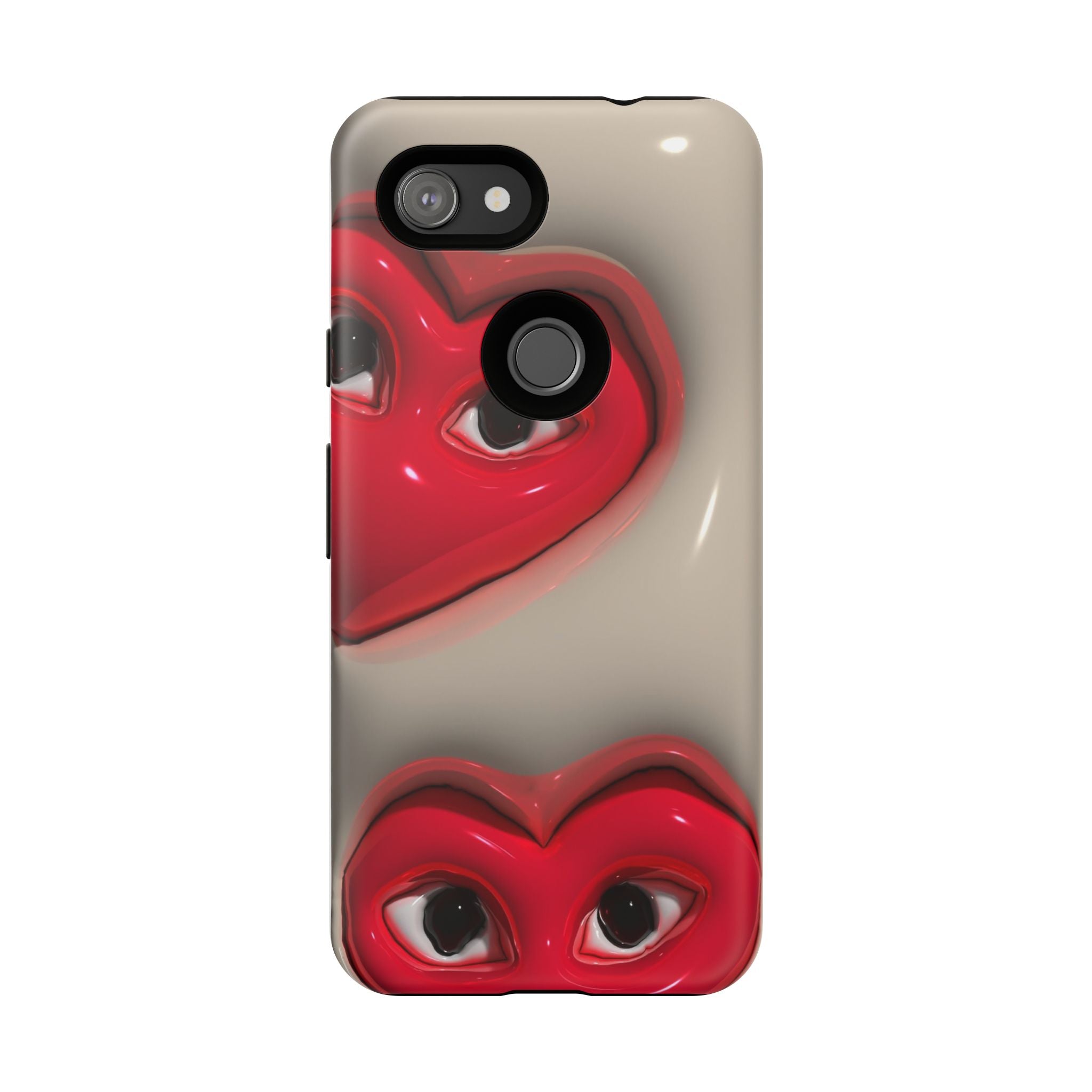 3D Hearts Phone Case