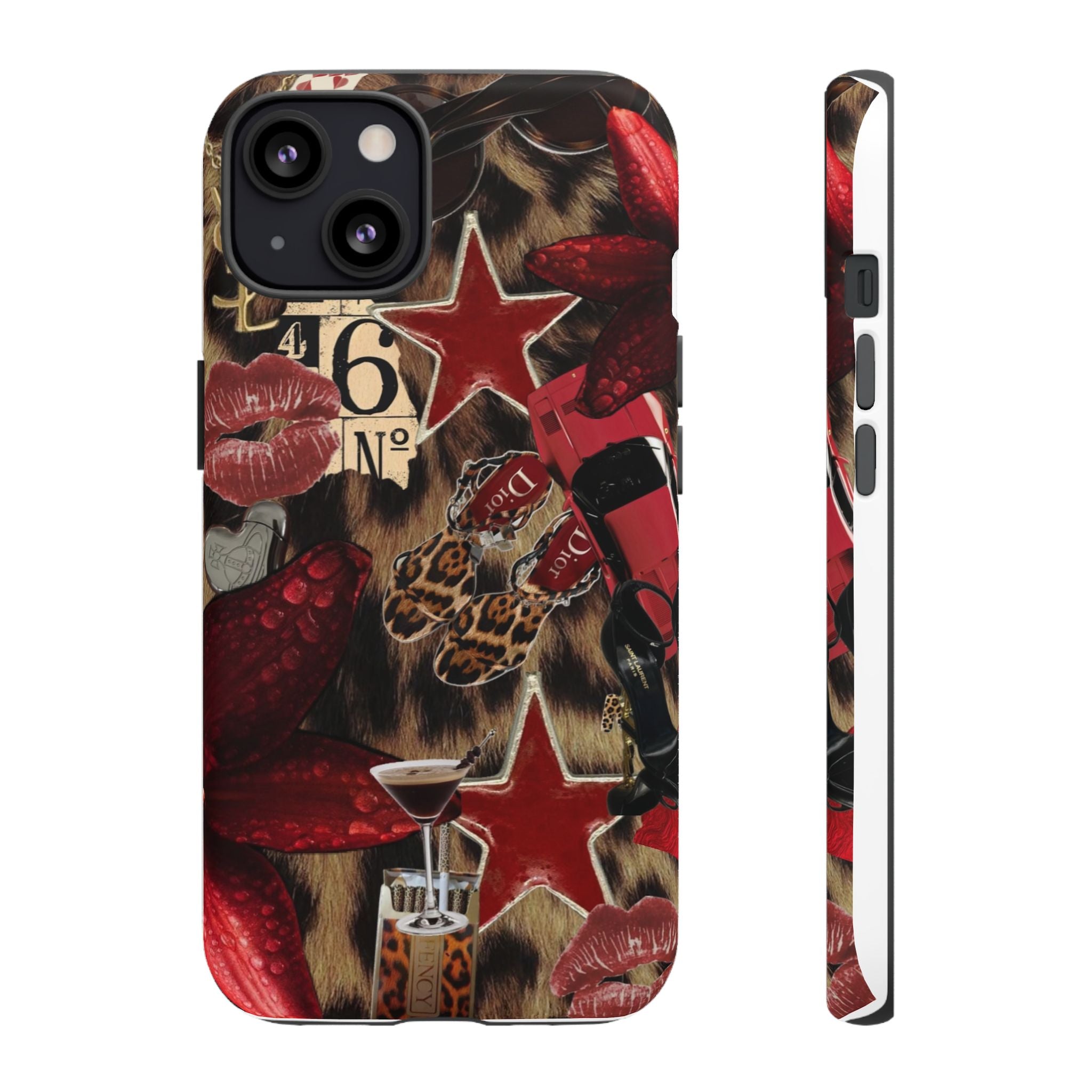 Cheetah Red Phone Case