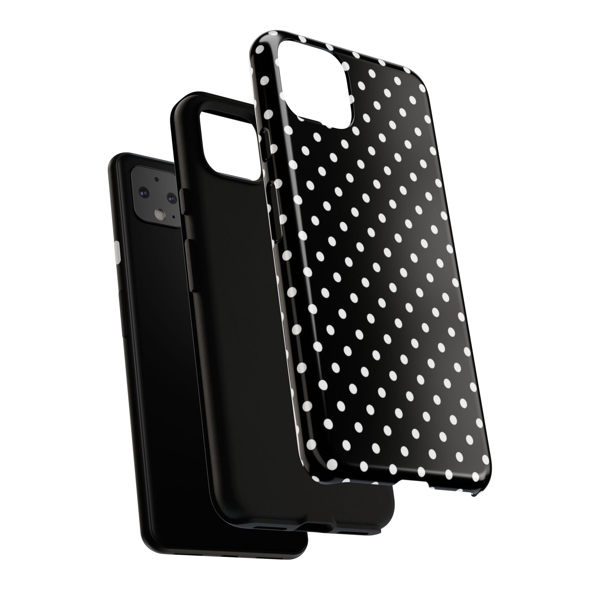 Black Polka Dot Phone Case