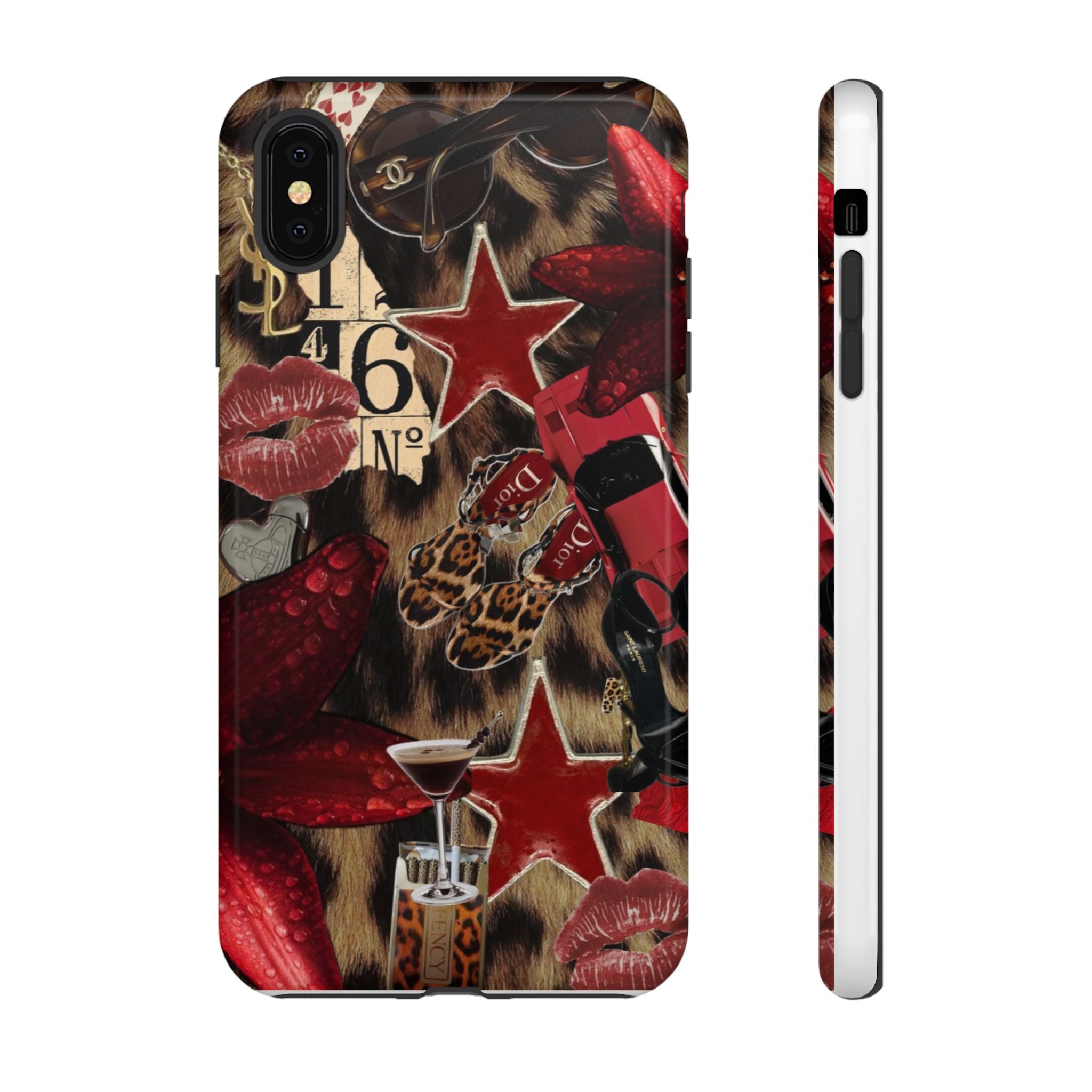 Cheetah Red Phone Case