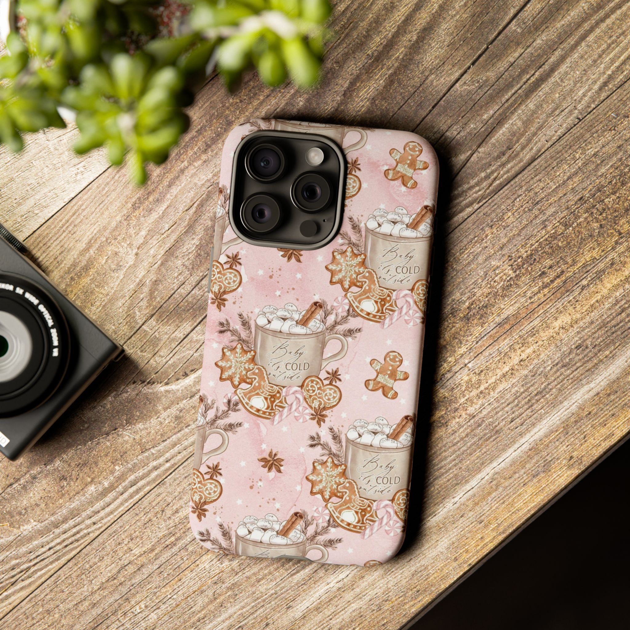 Pink Christmas Phone Case