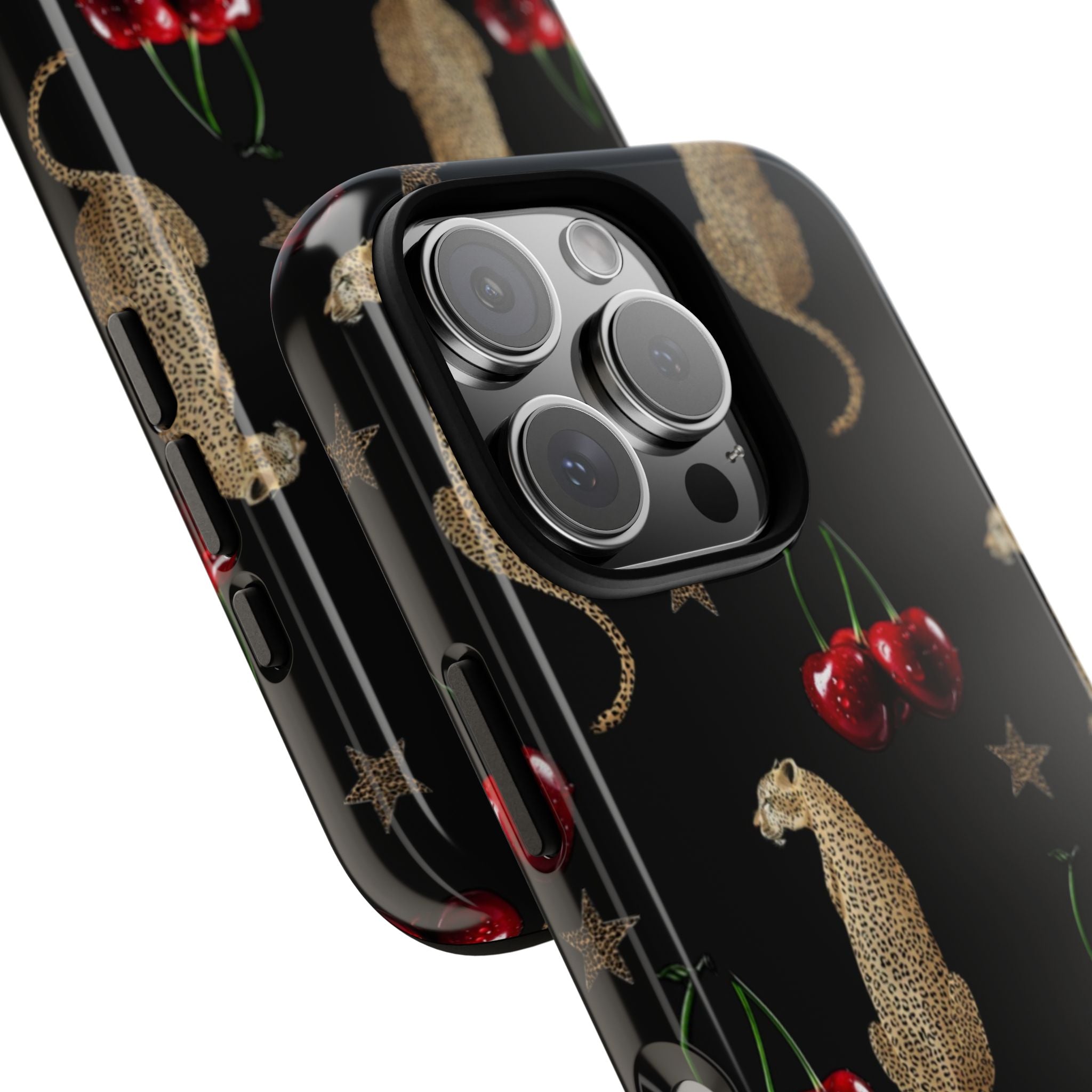 Leopards & Cherries Phone Case