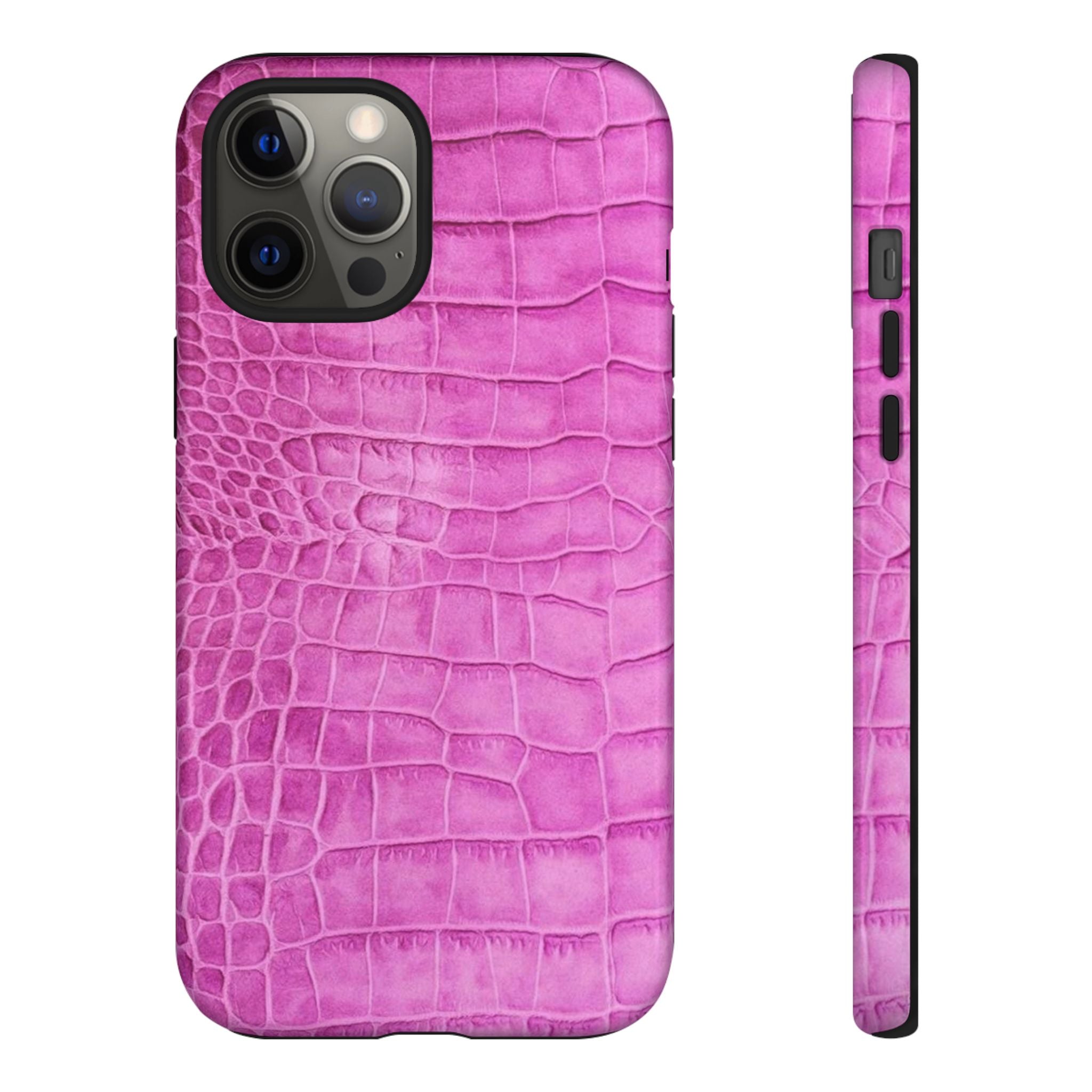 Purple Croc Phone Case