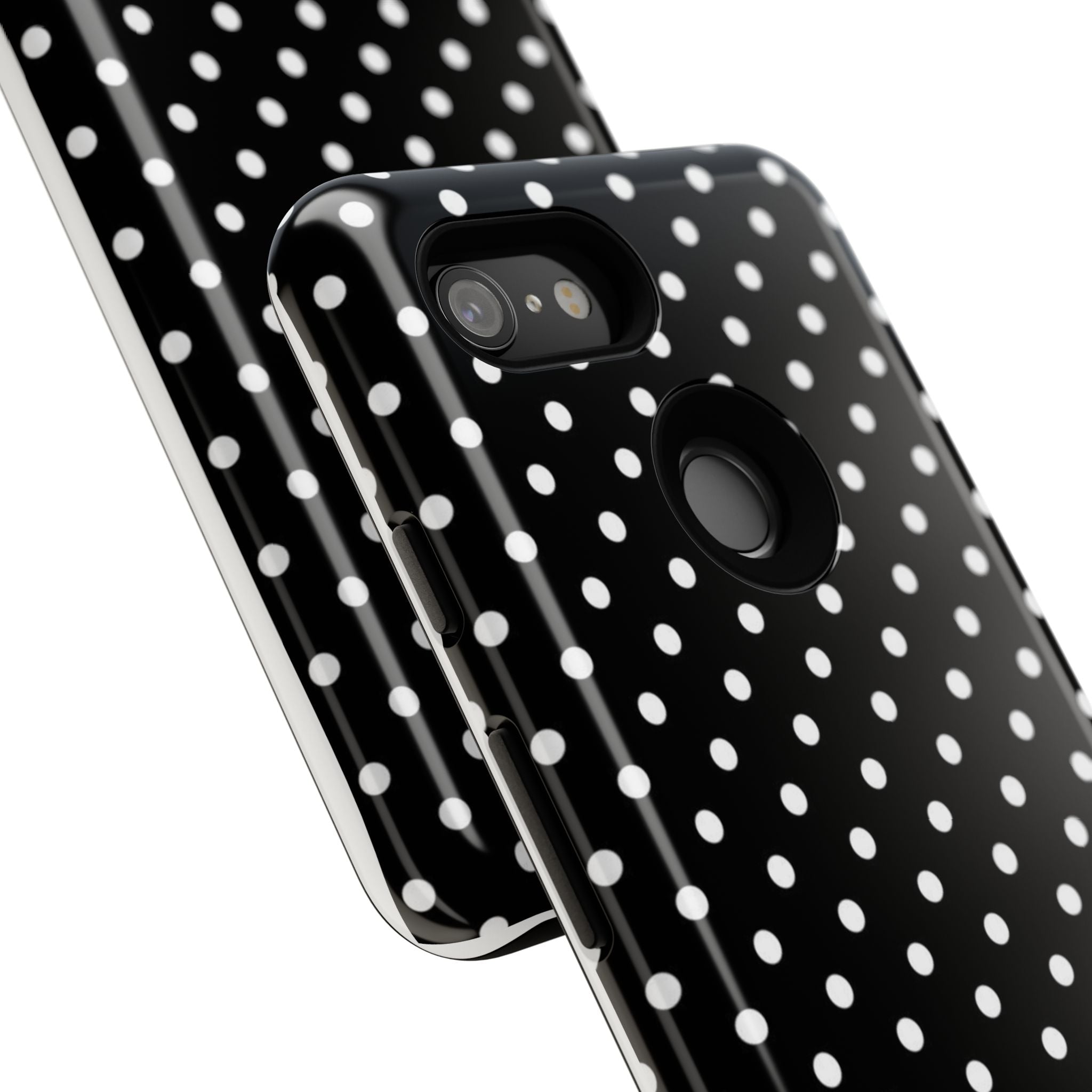 Black Polka Dot Phone Case