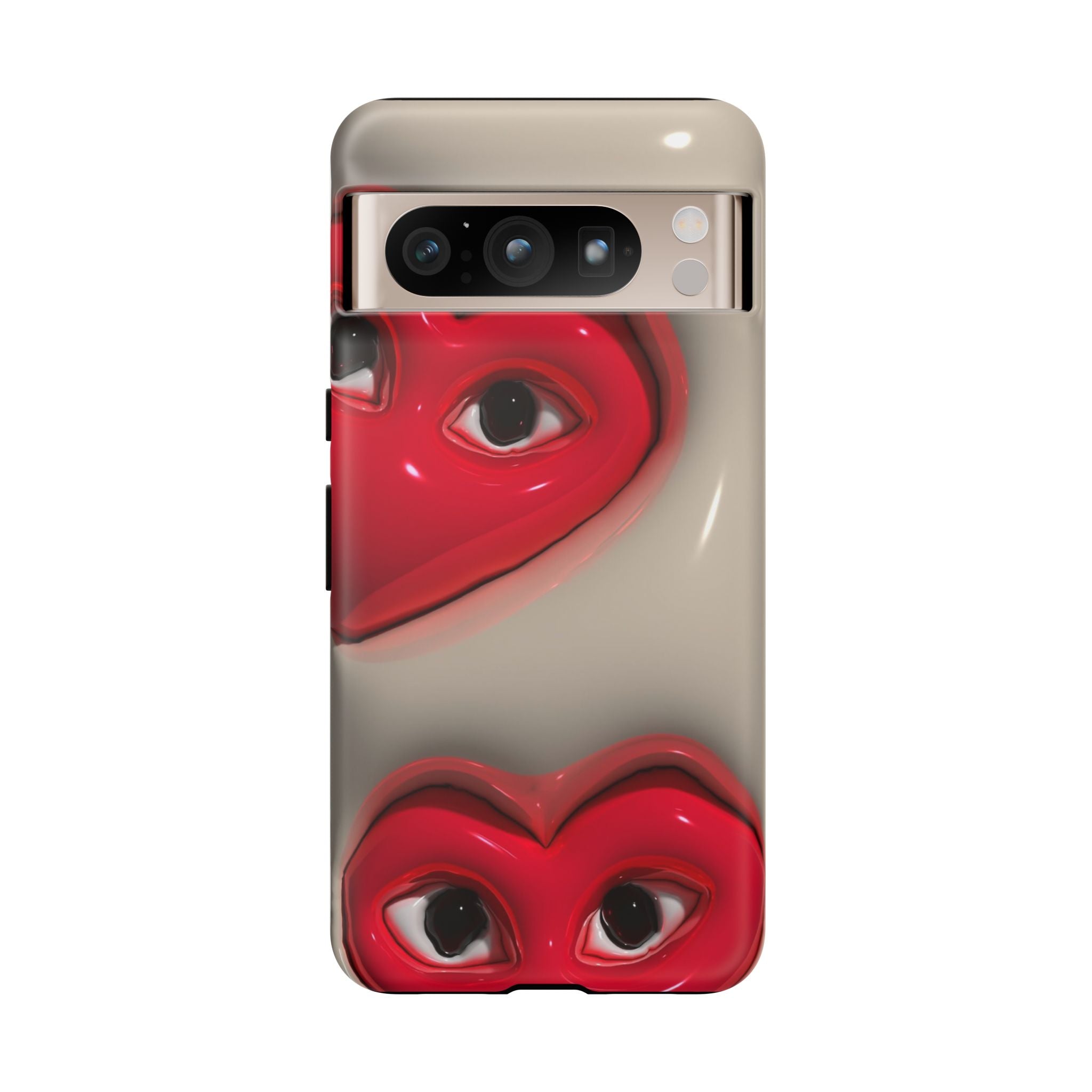 3D Hearts Phone Case