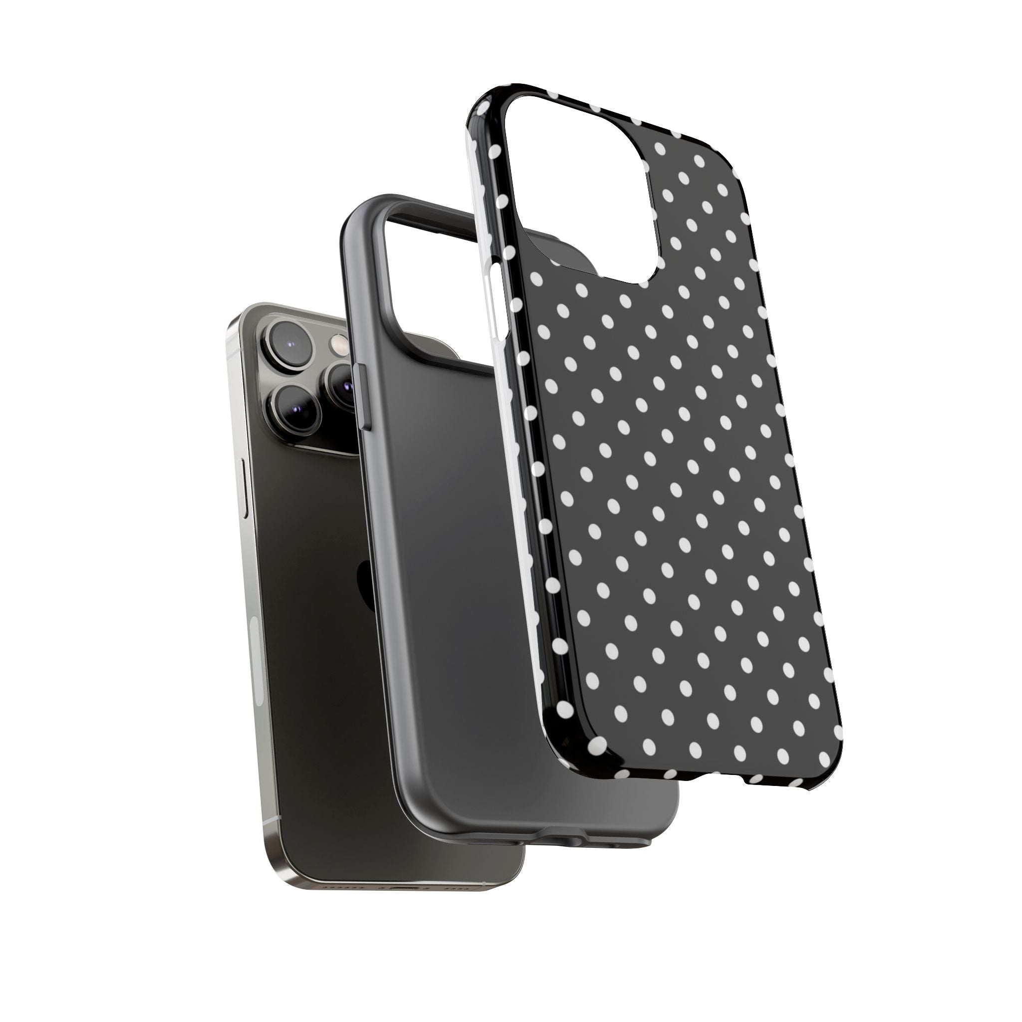 Black Polka Dot Phone Case