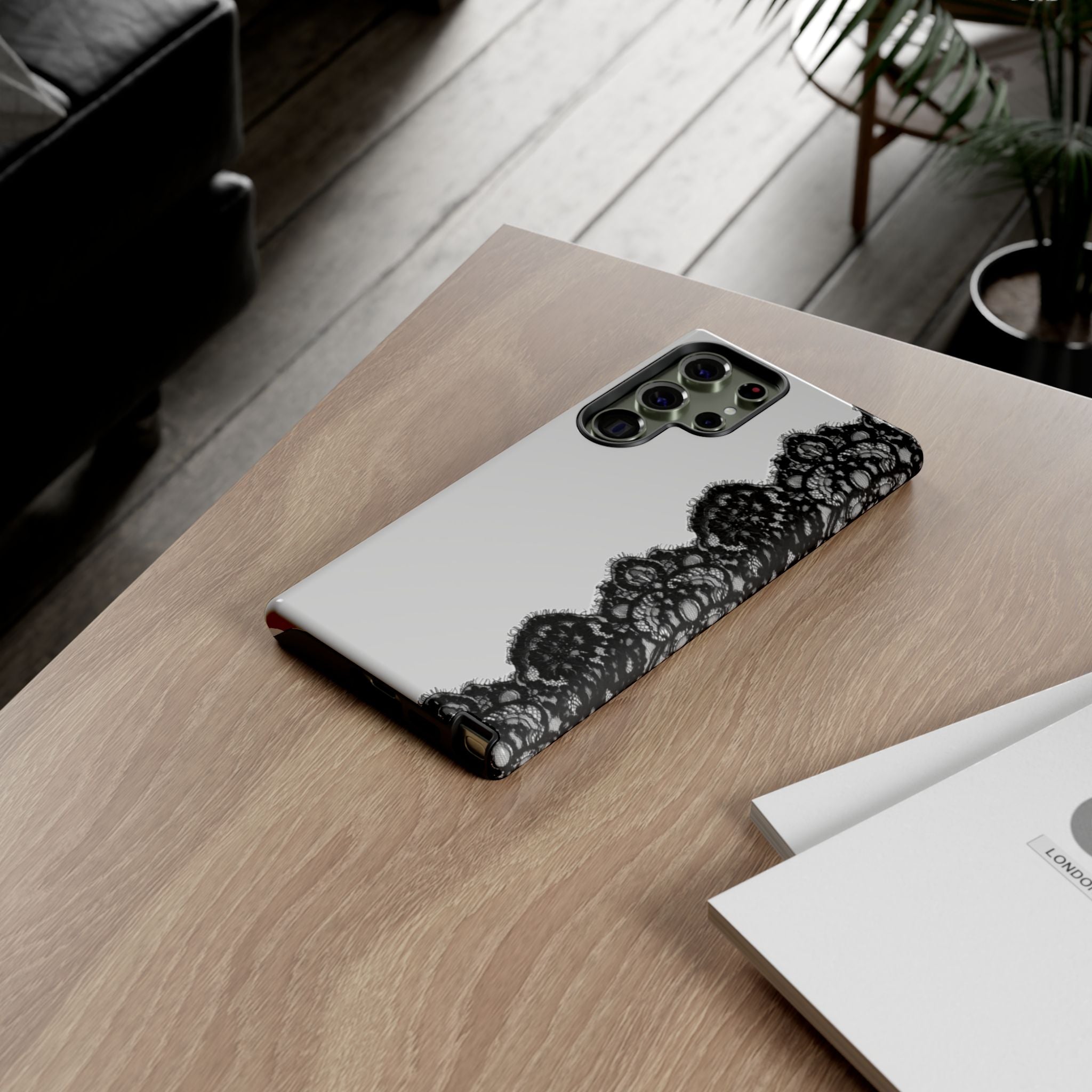 Black Lace Phone Case