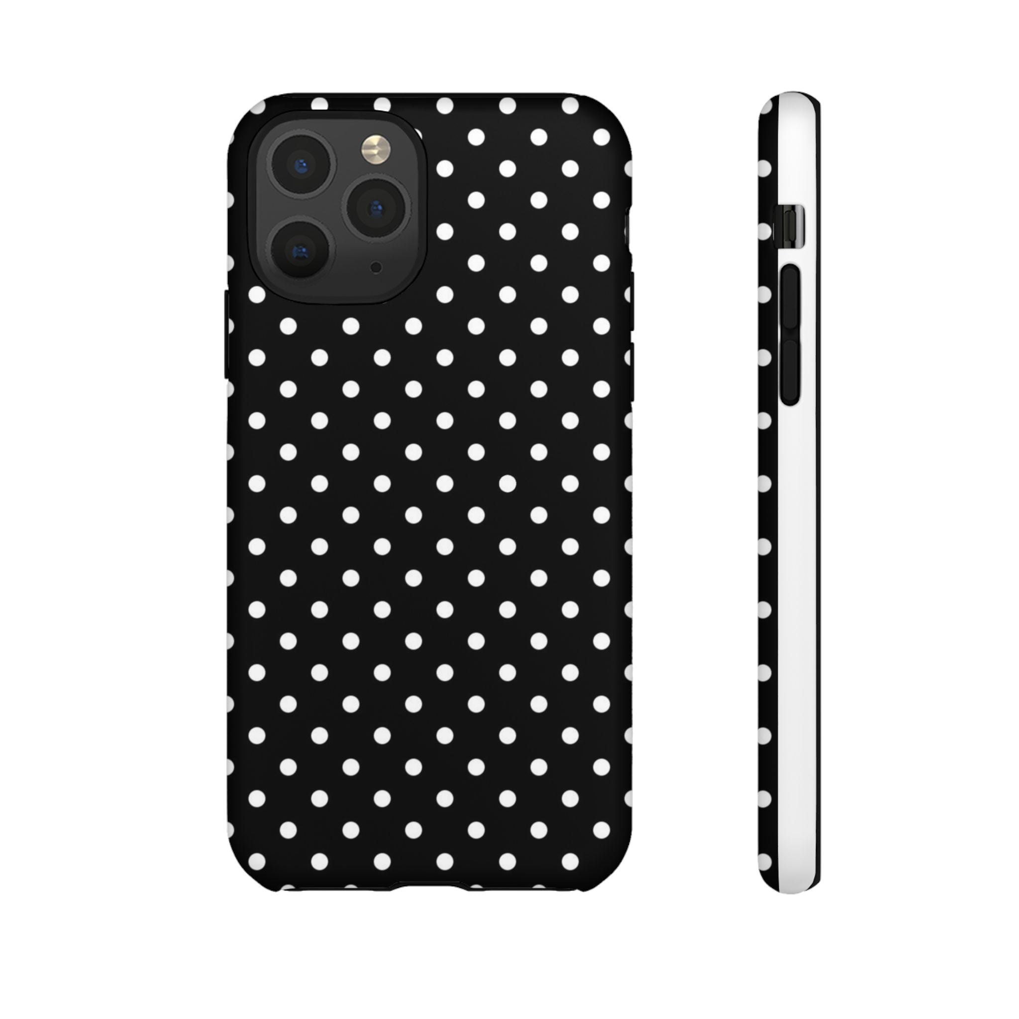 Black Polka Dot Phone Case