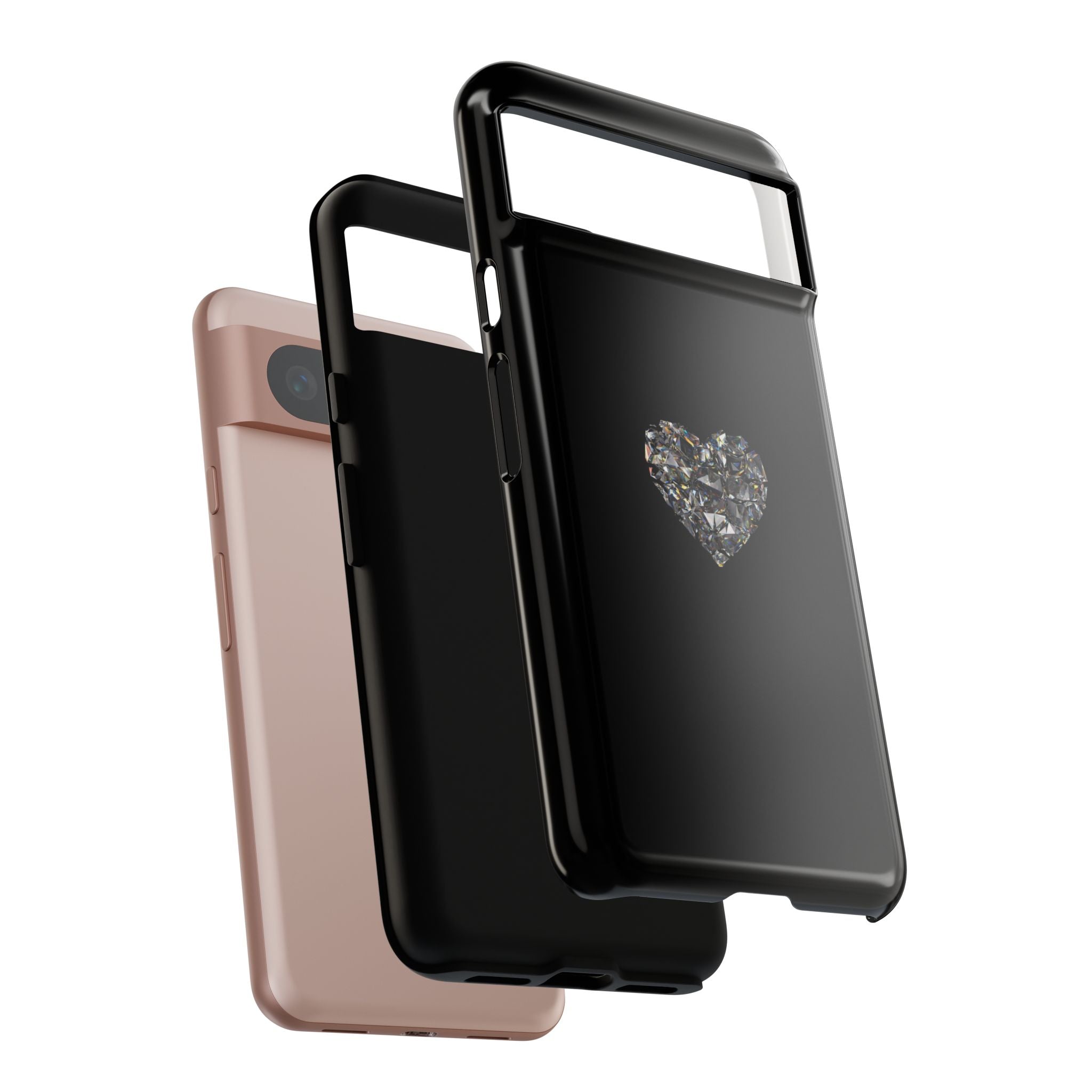 Crystal Heart Phone Case