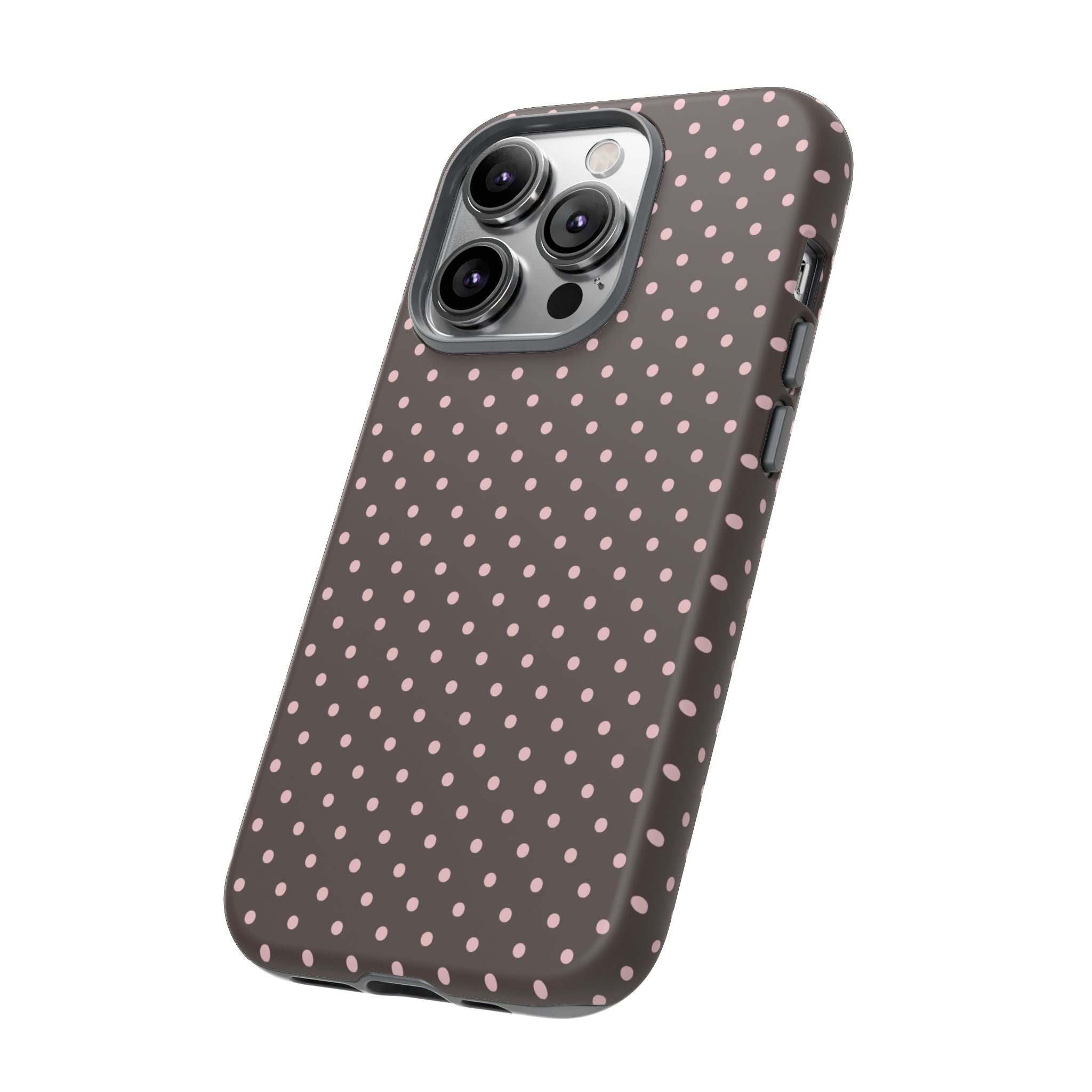 Brown Polka Phone Case