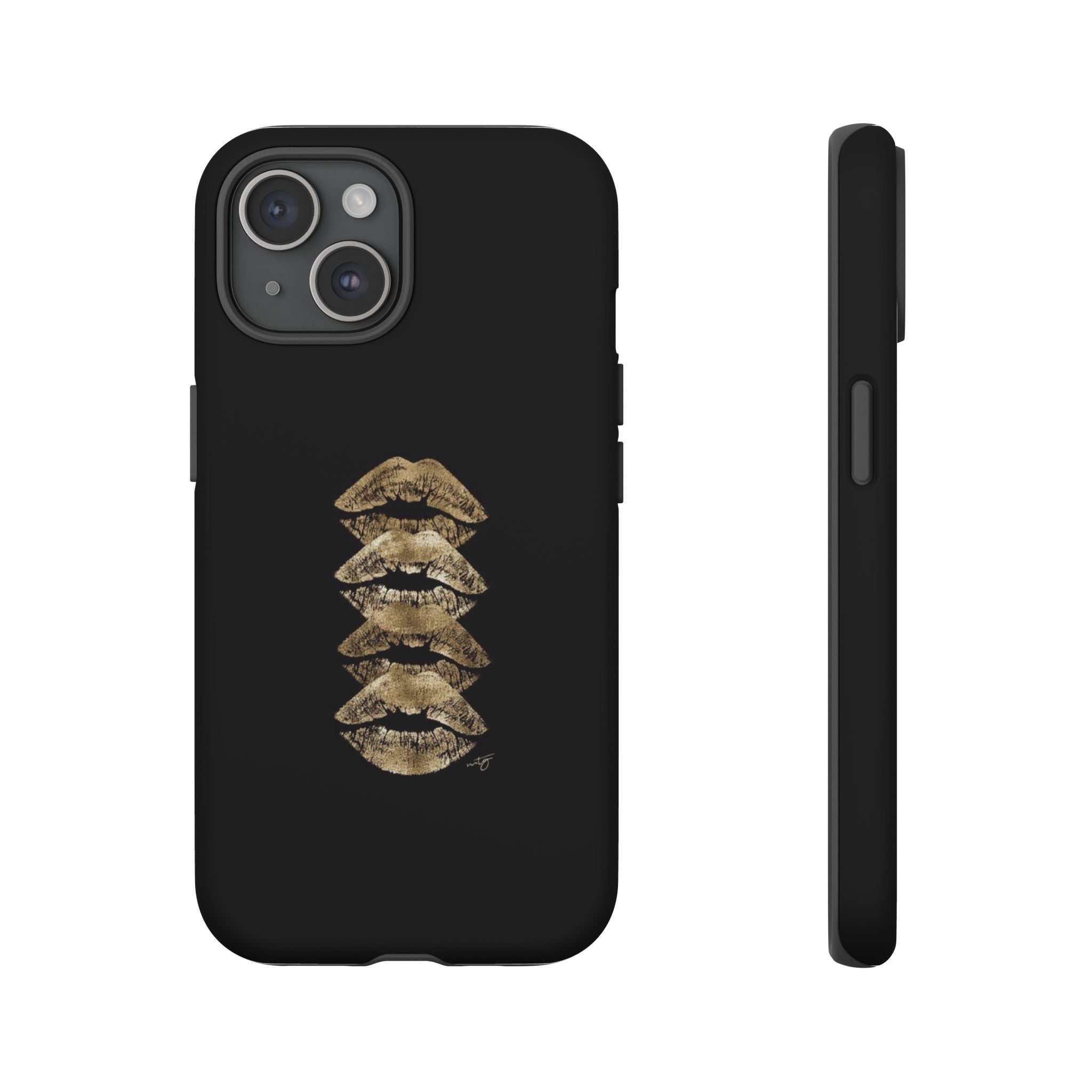 Golden Lipstick Phone Case