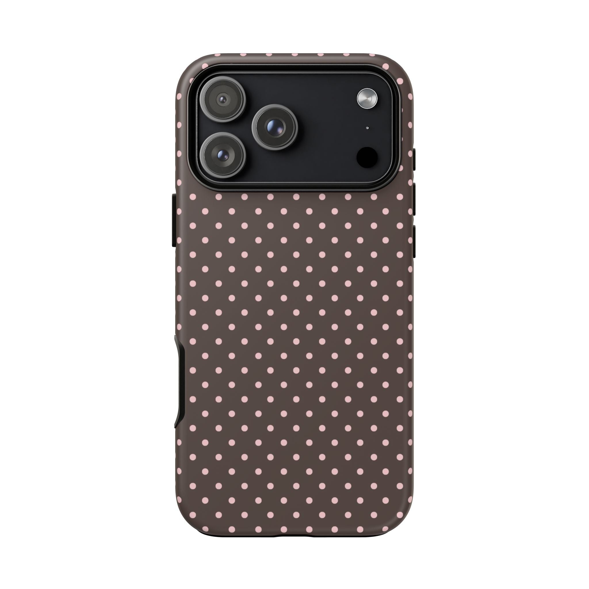 Brown Polka Phone Case