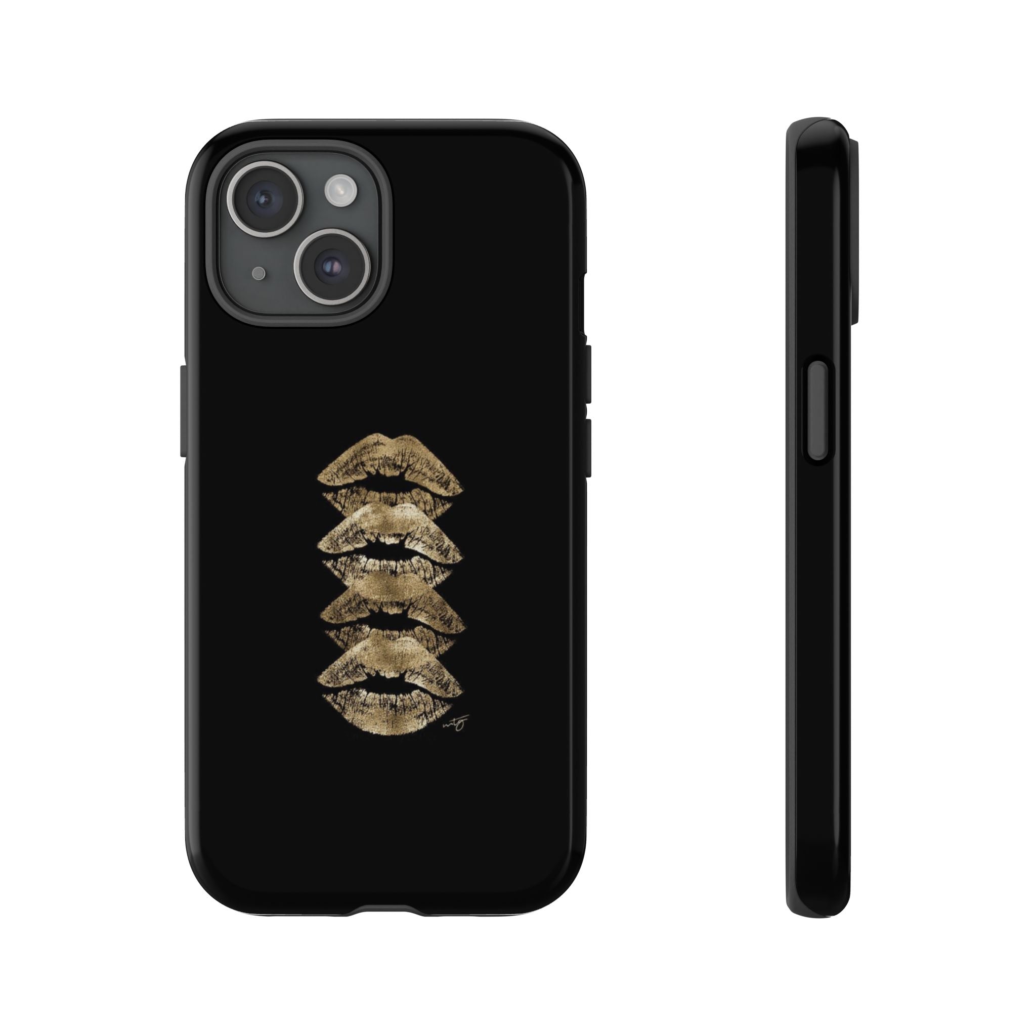 Golden Lipstick Phone Case