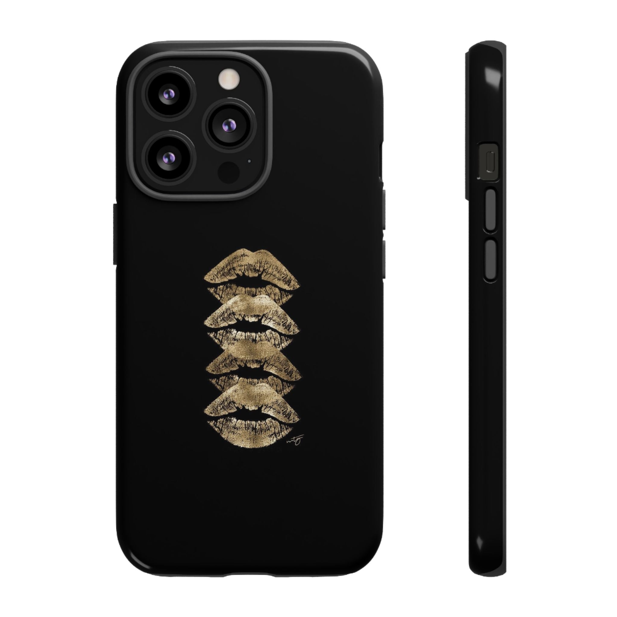 Golden Lipstick Phone Case