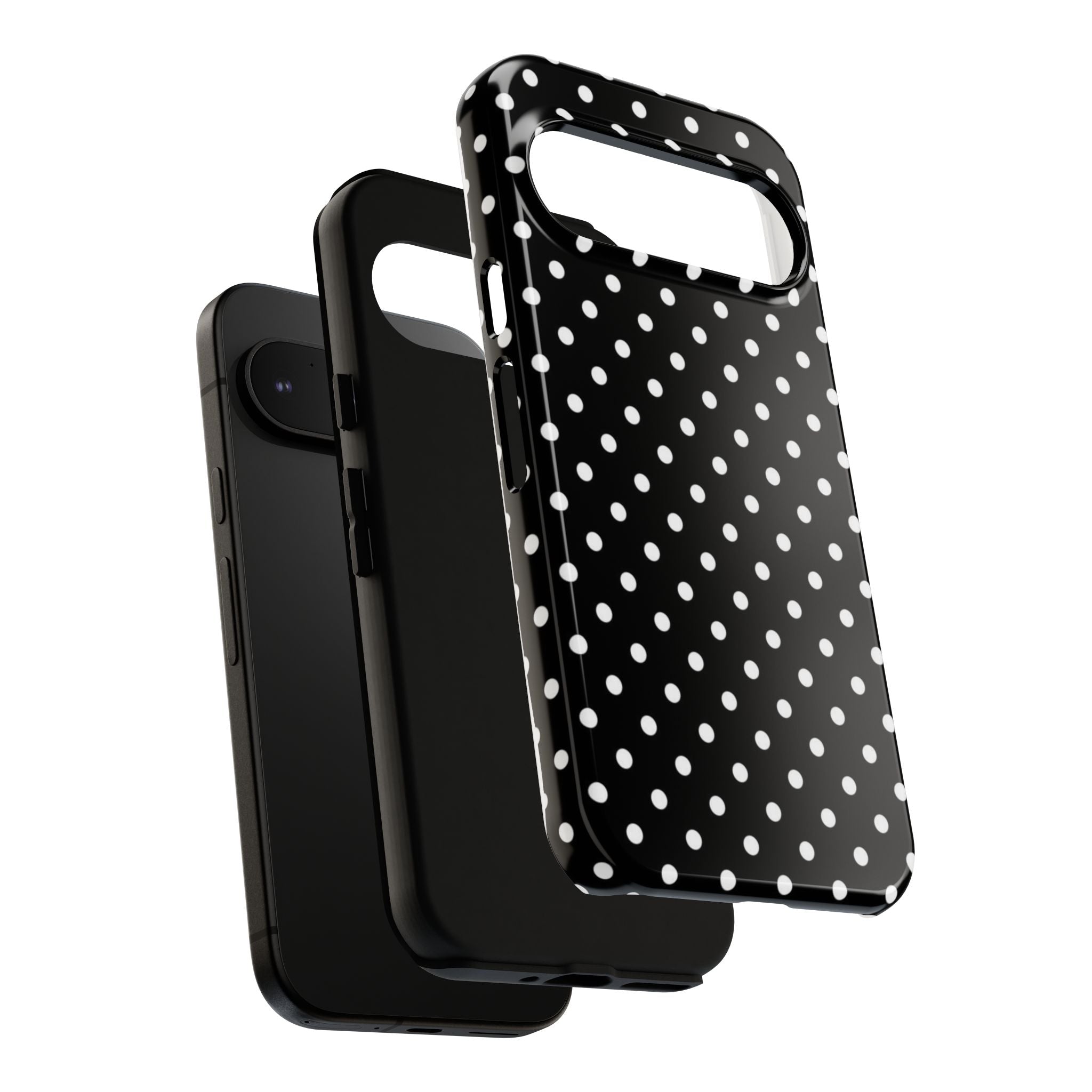 Black Polka Dot Phone Case