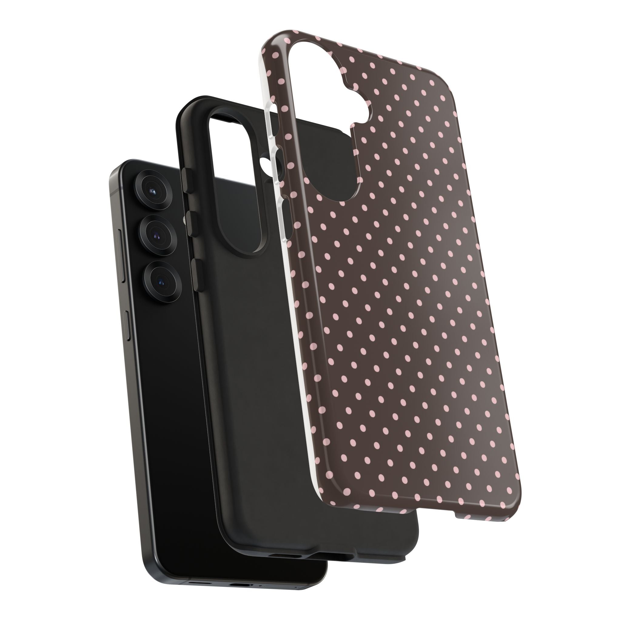 Brown Polka Phone Case