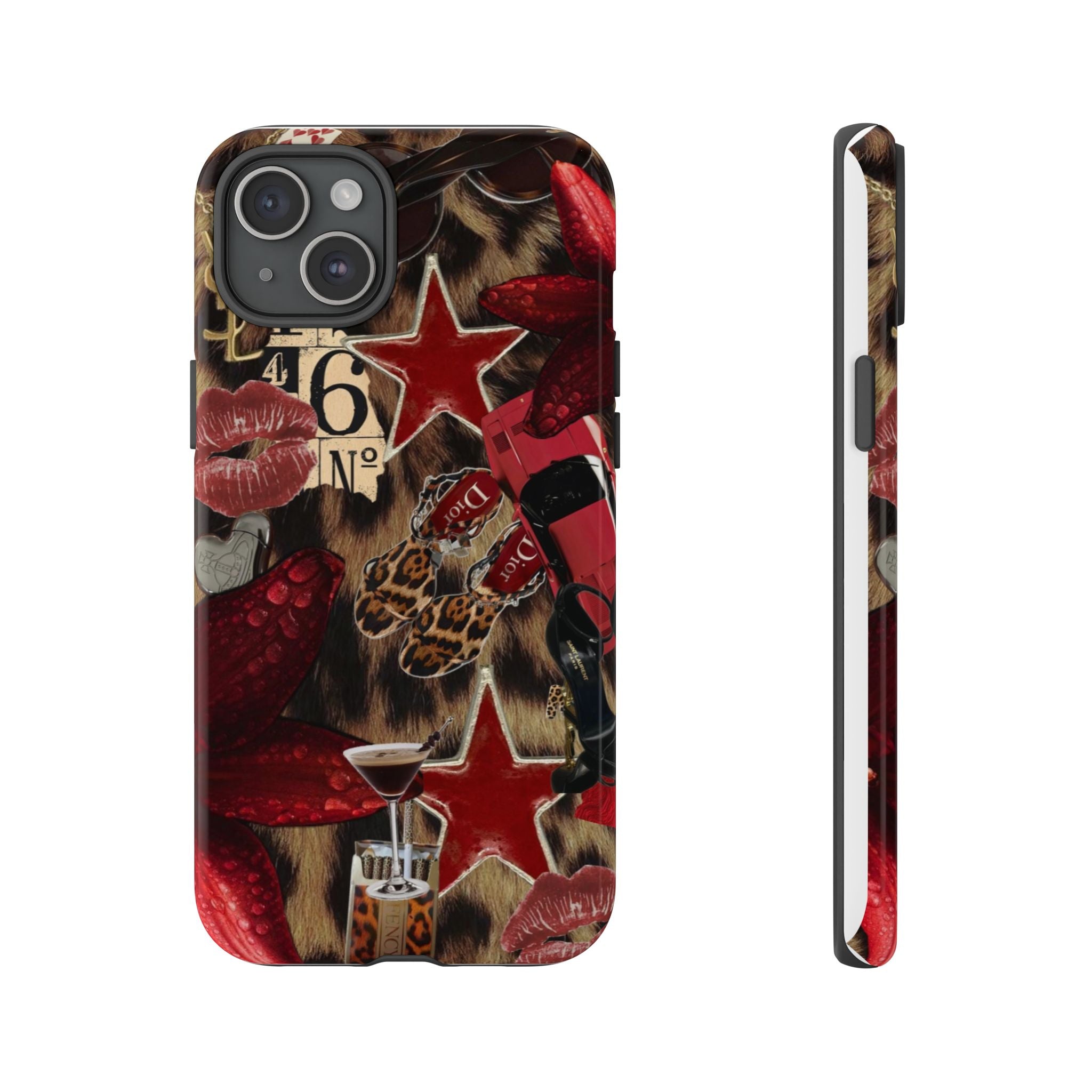 Cheetah Red Phone Case