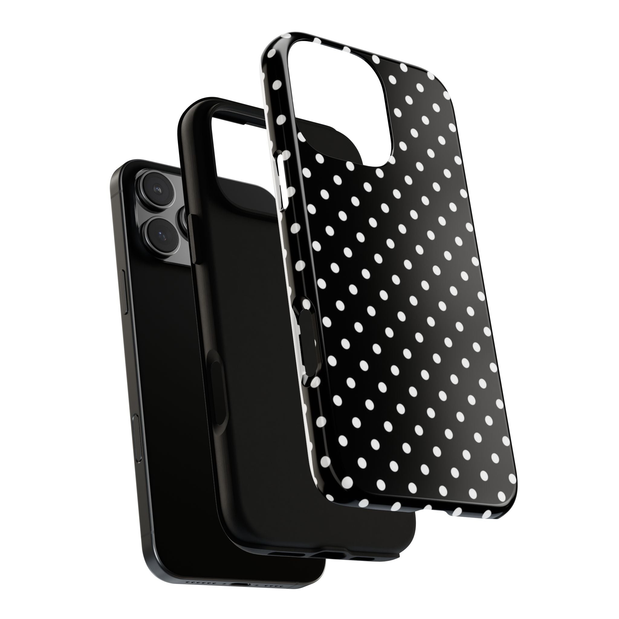 Black Polka Dot Phone Case
