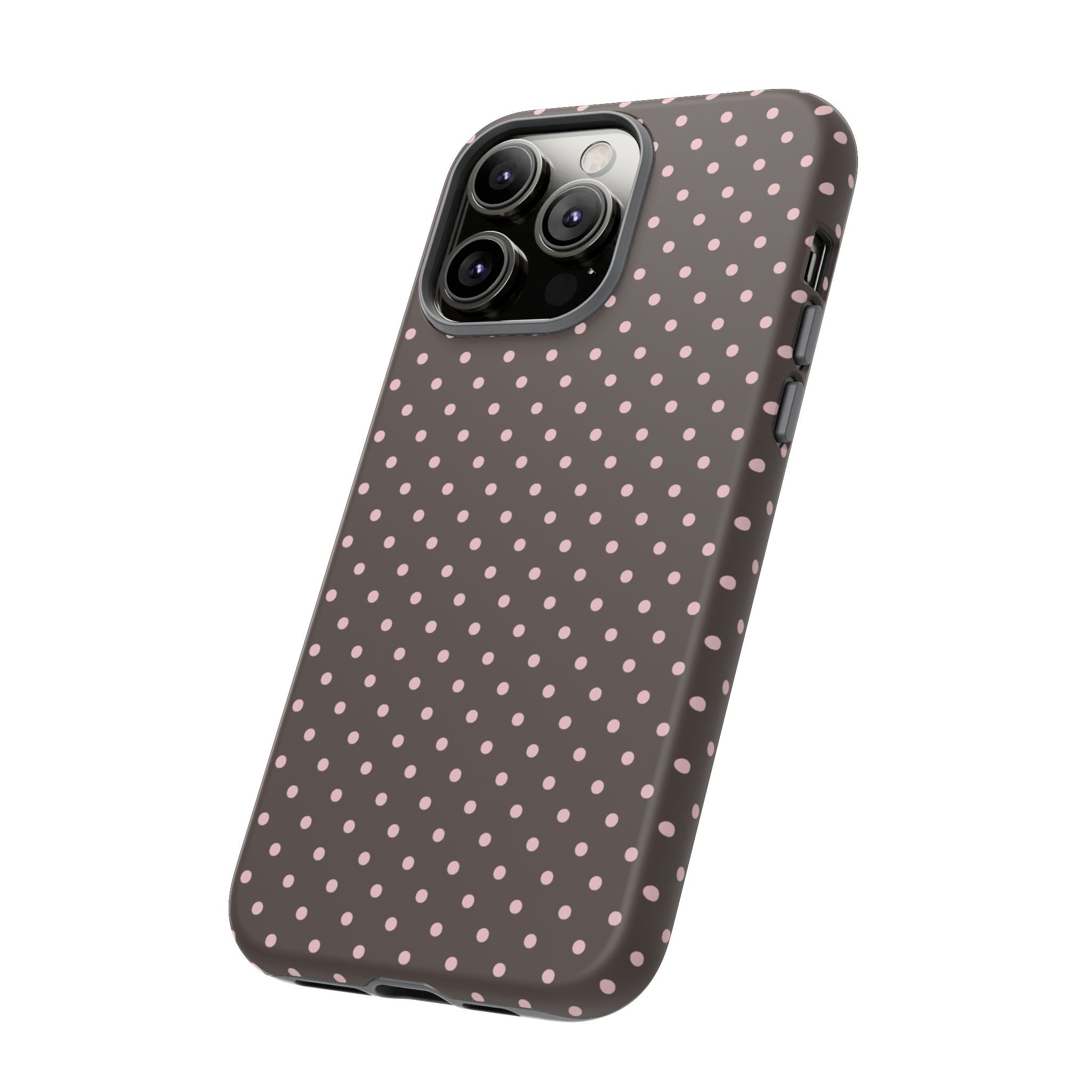 Brown Polka Phone Case