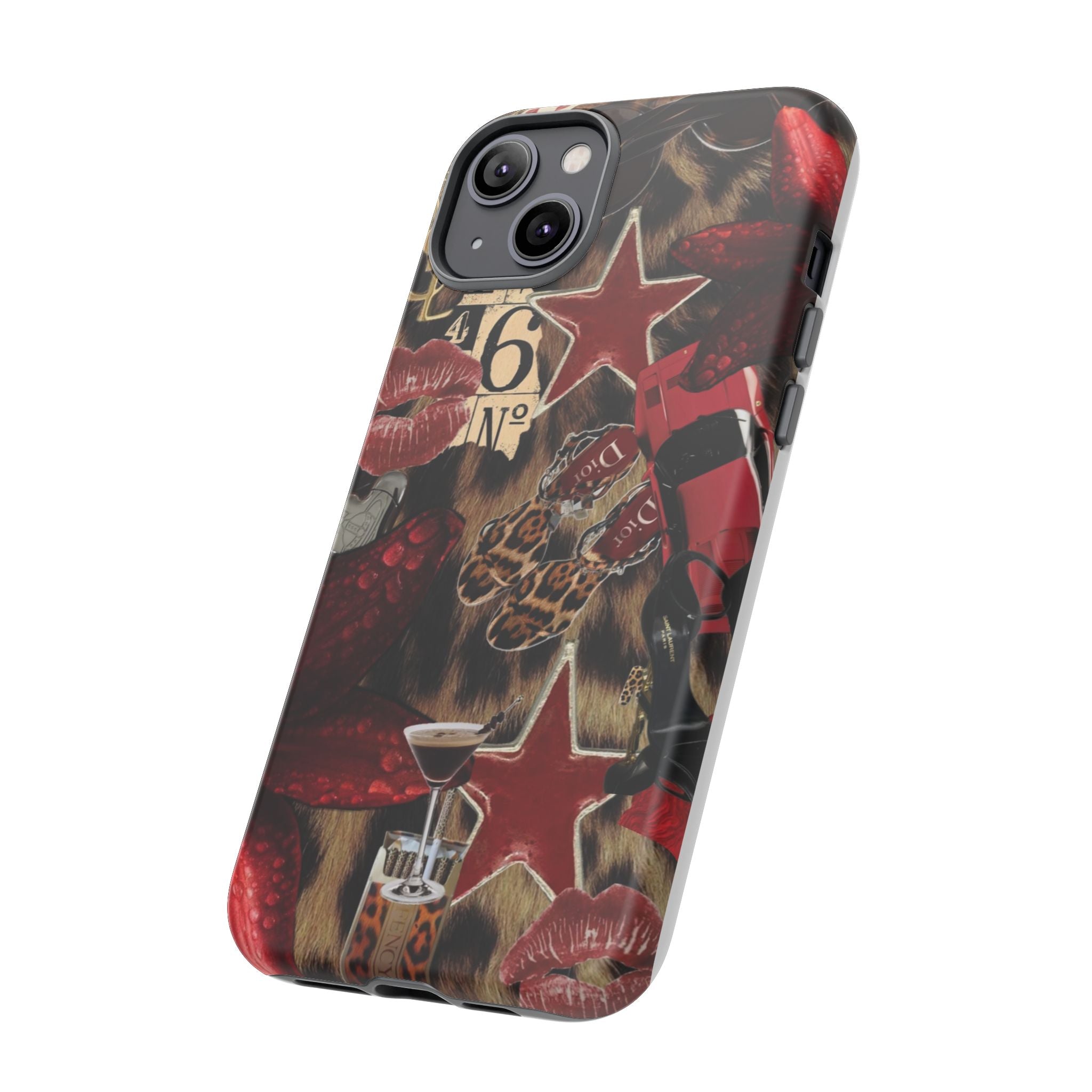 Cheetah Red Phone Case