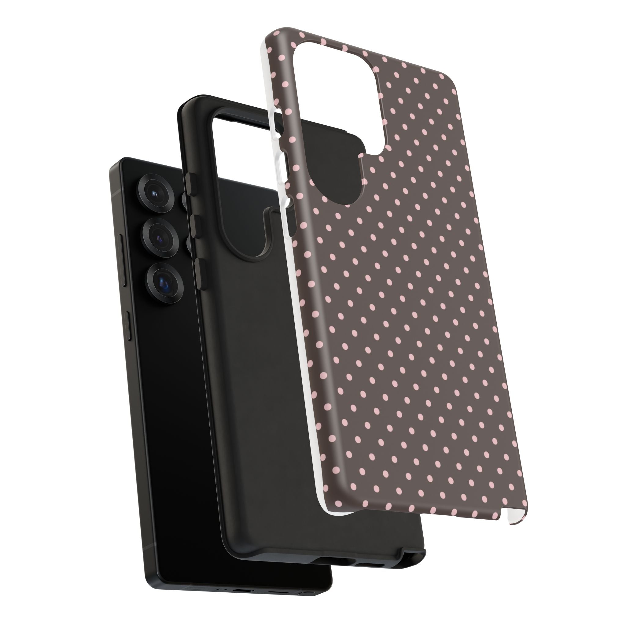 Brown Polka Phone Case