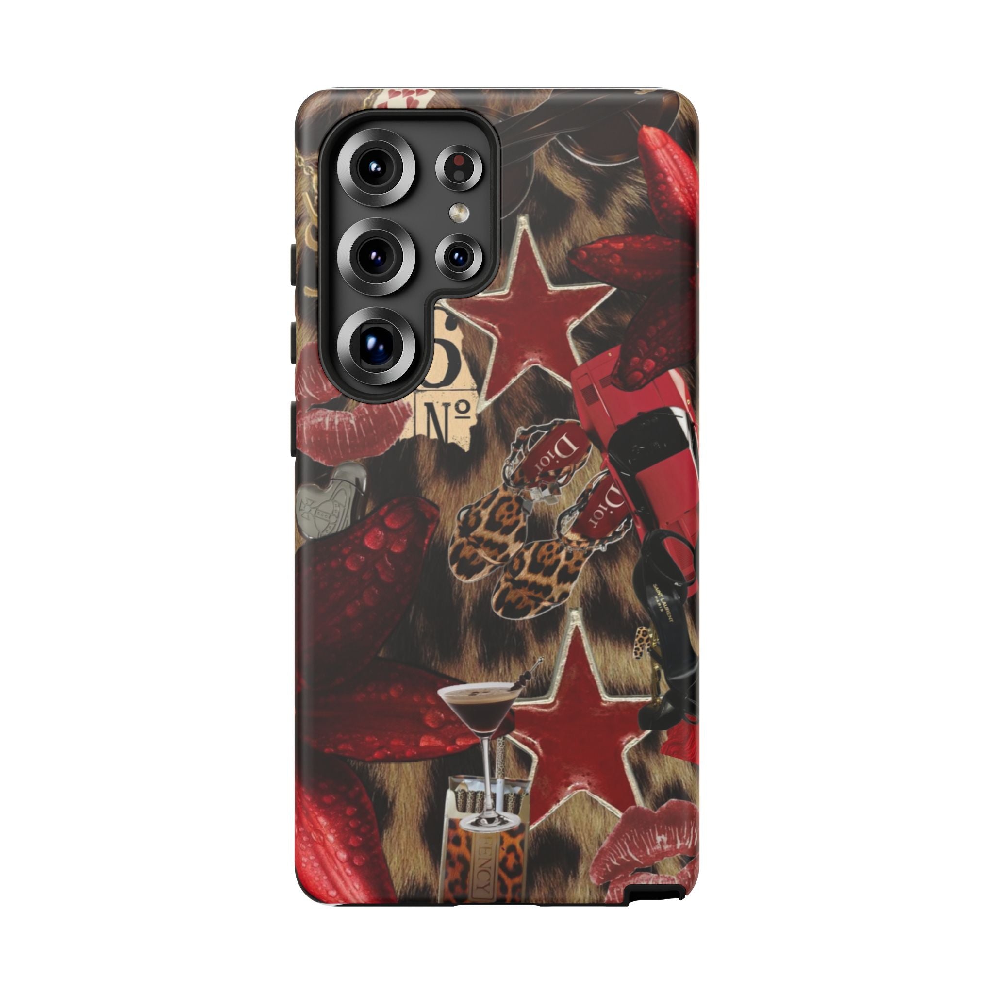 Cheetah Red Phone Case