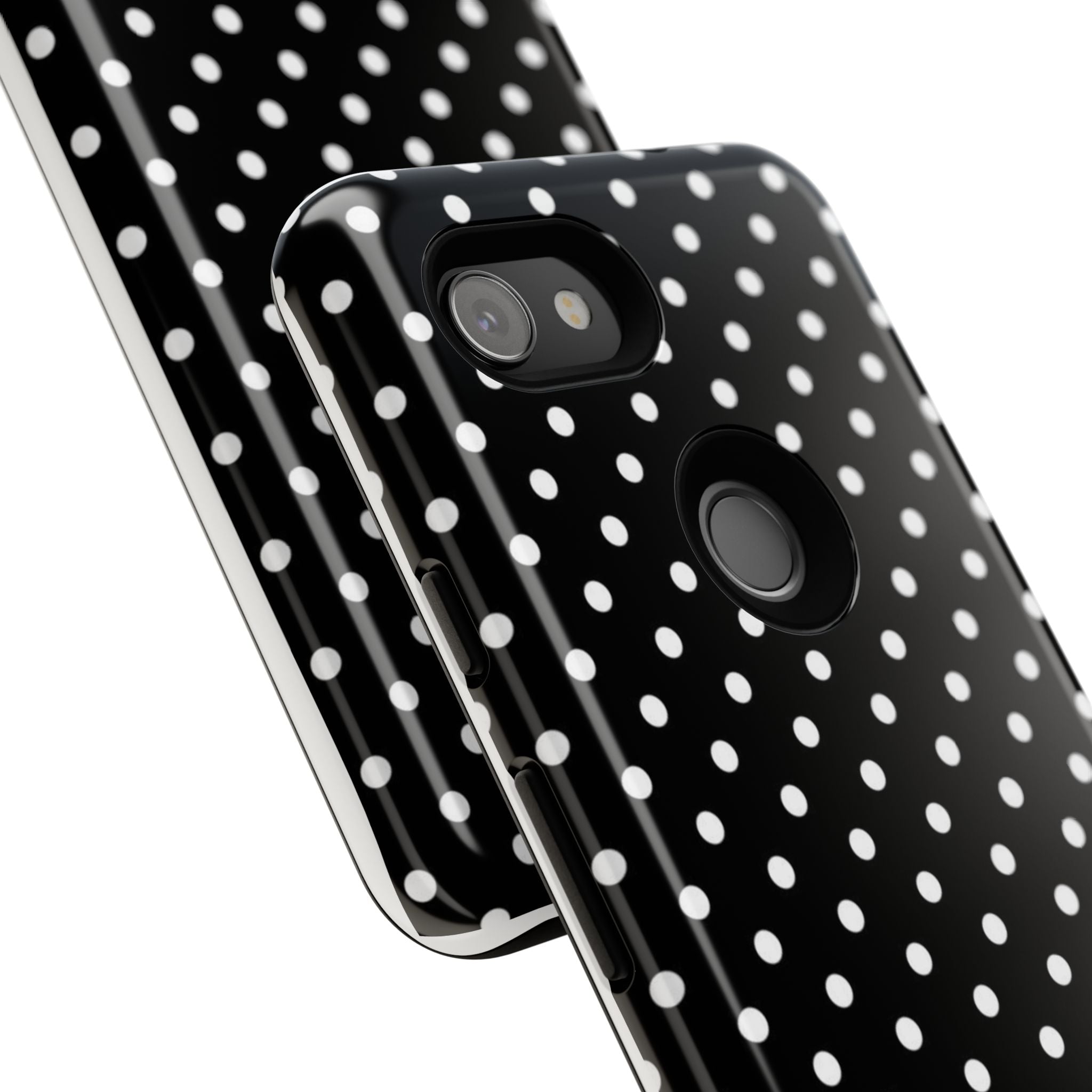 Black Polka Dot Phone Case