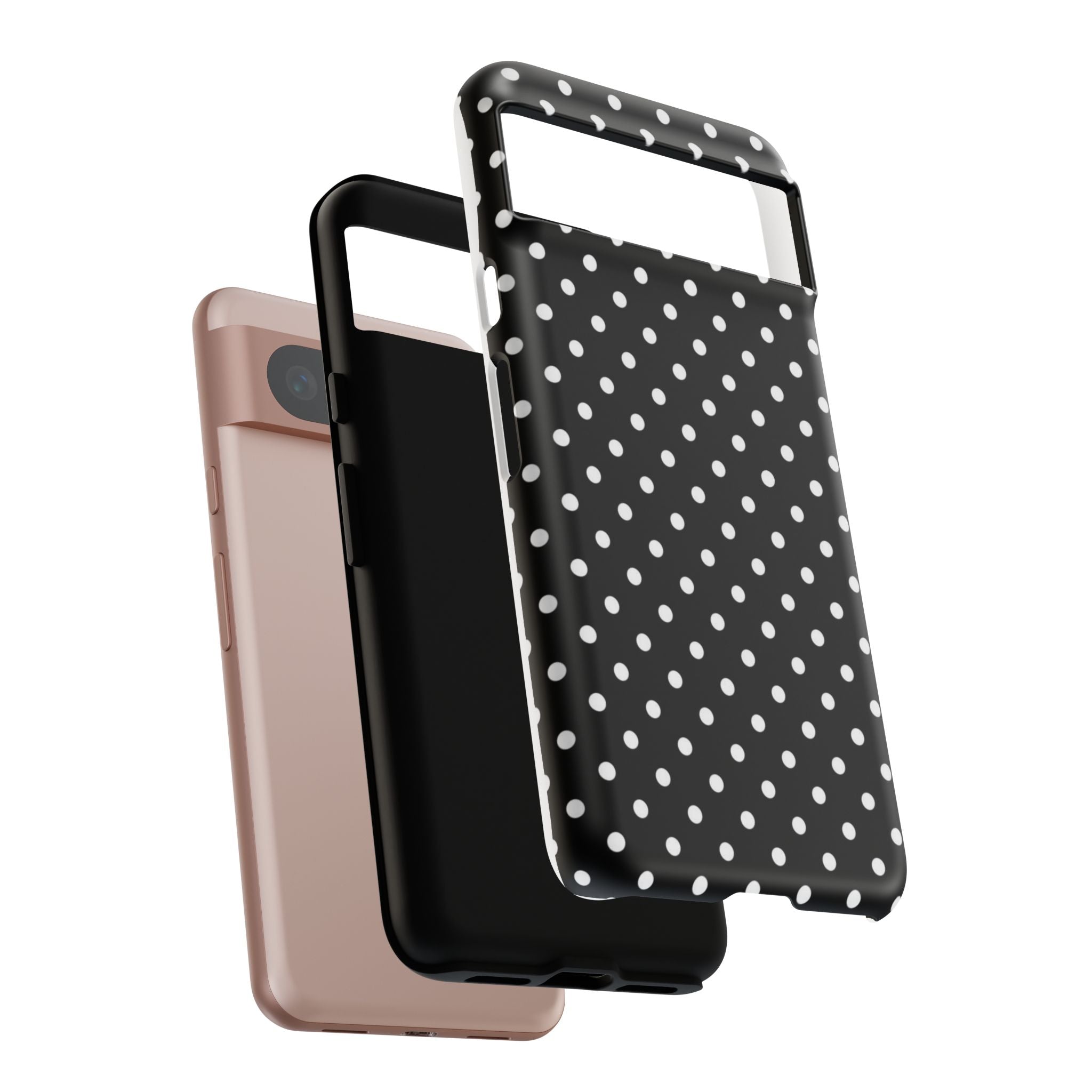 Black Polka Dot Phone Case