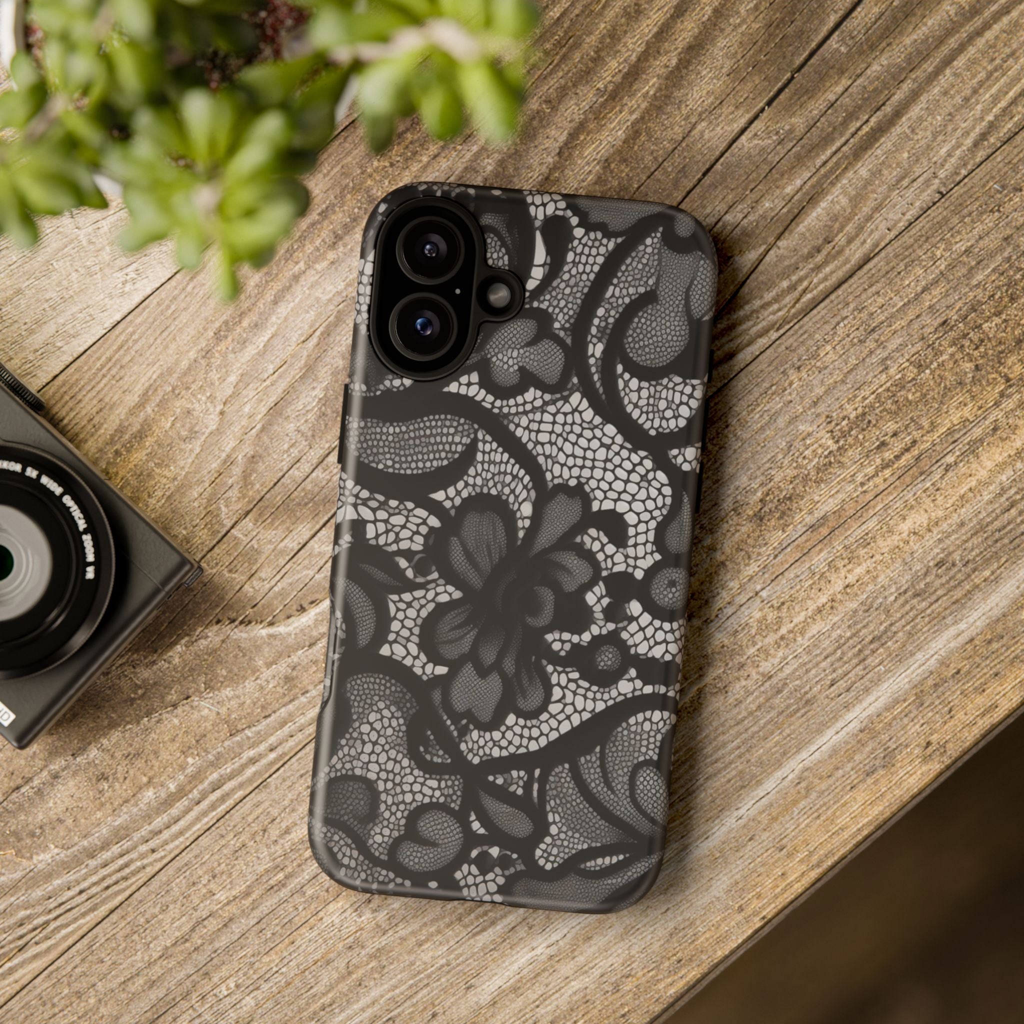 Black Lace Phone Case