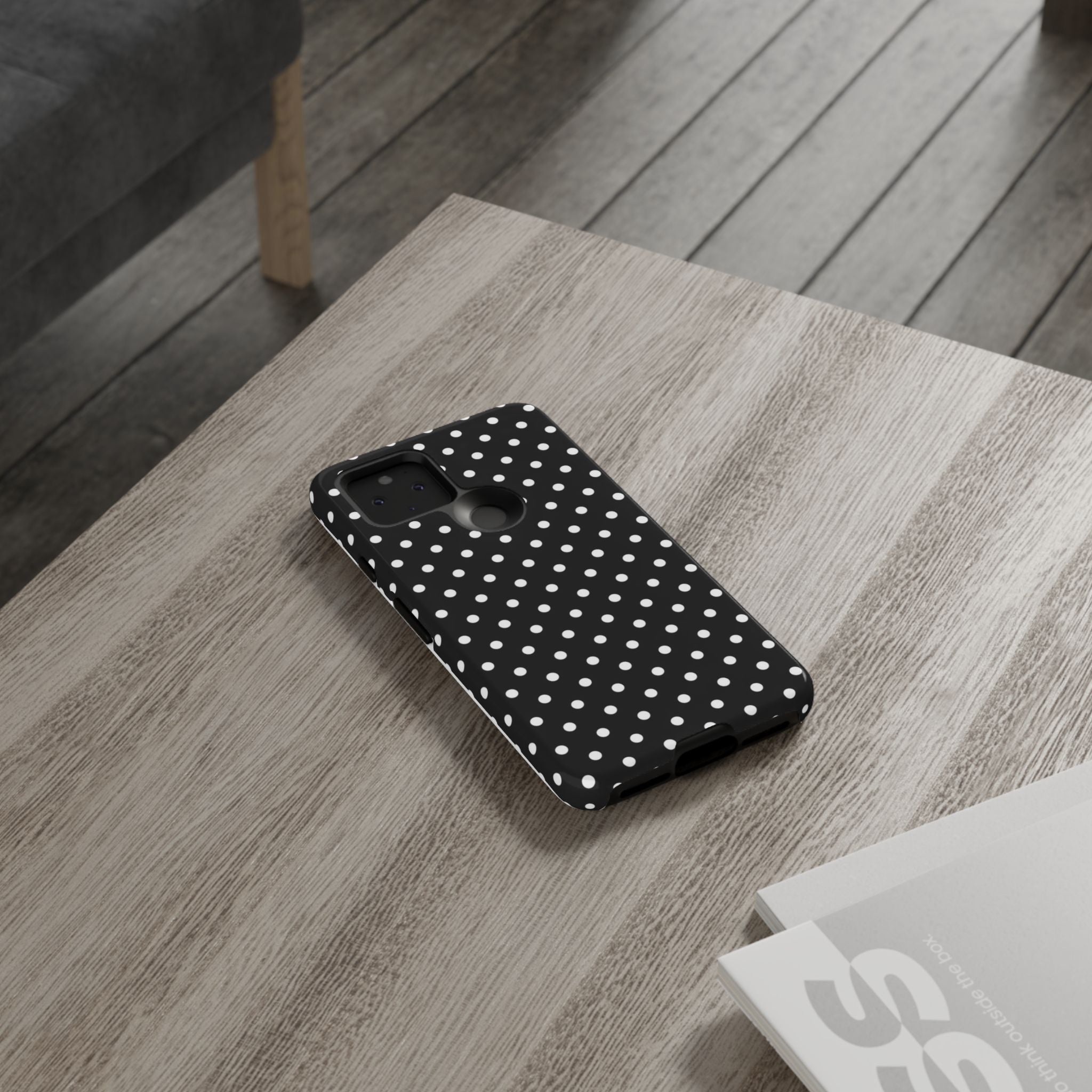 Black Polka Dot Phone Case