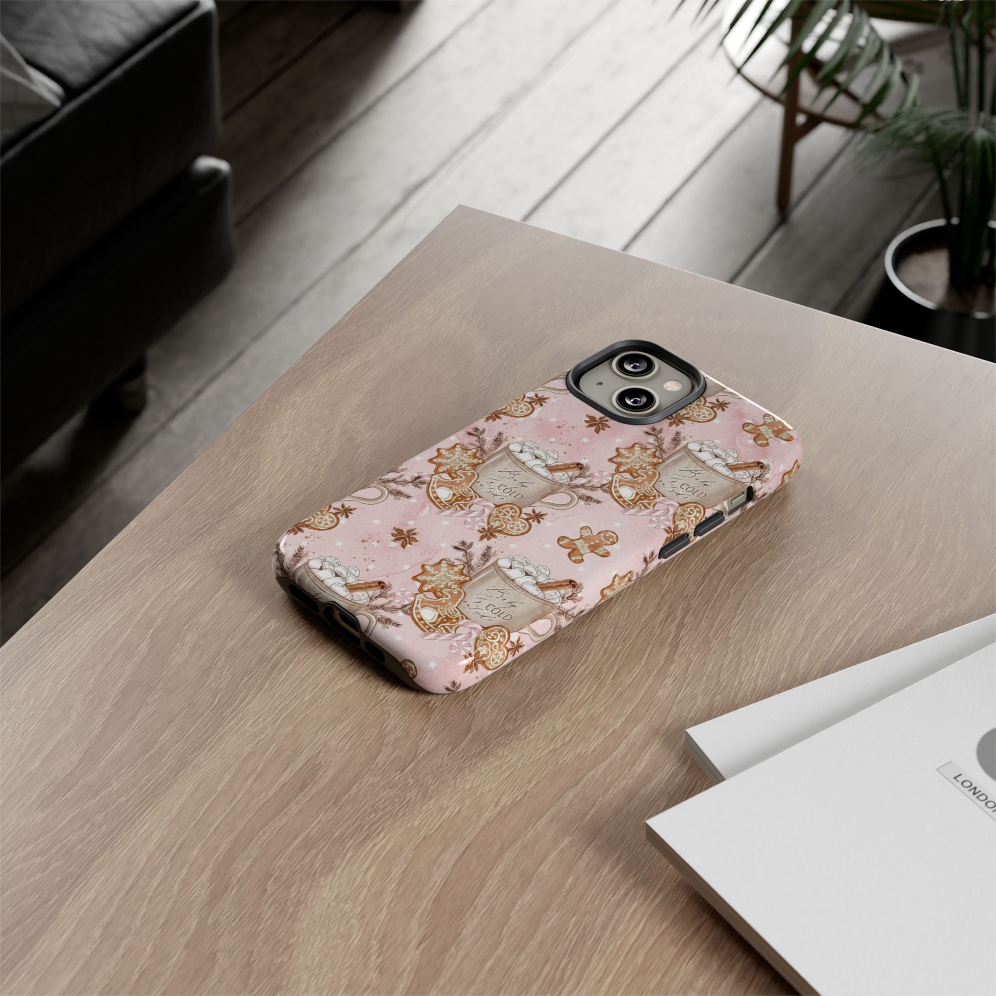 Pink Christmas Phone Case
