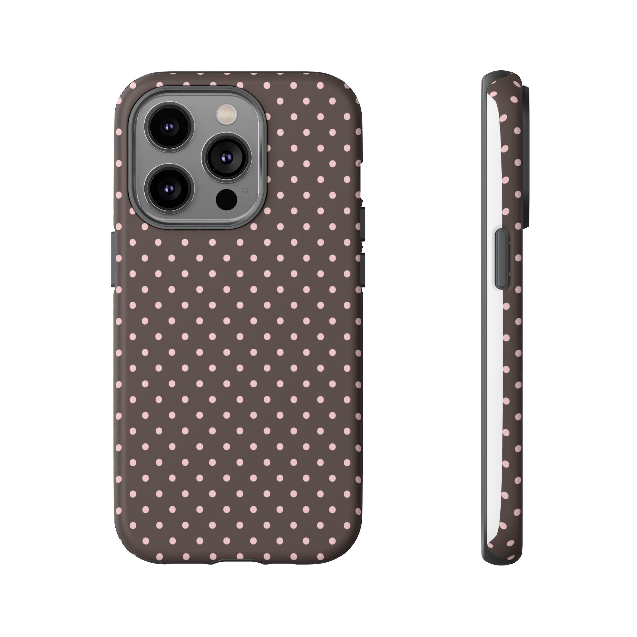 Brown Polka Phone Case