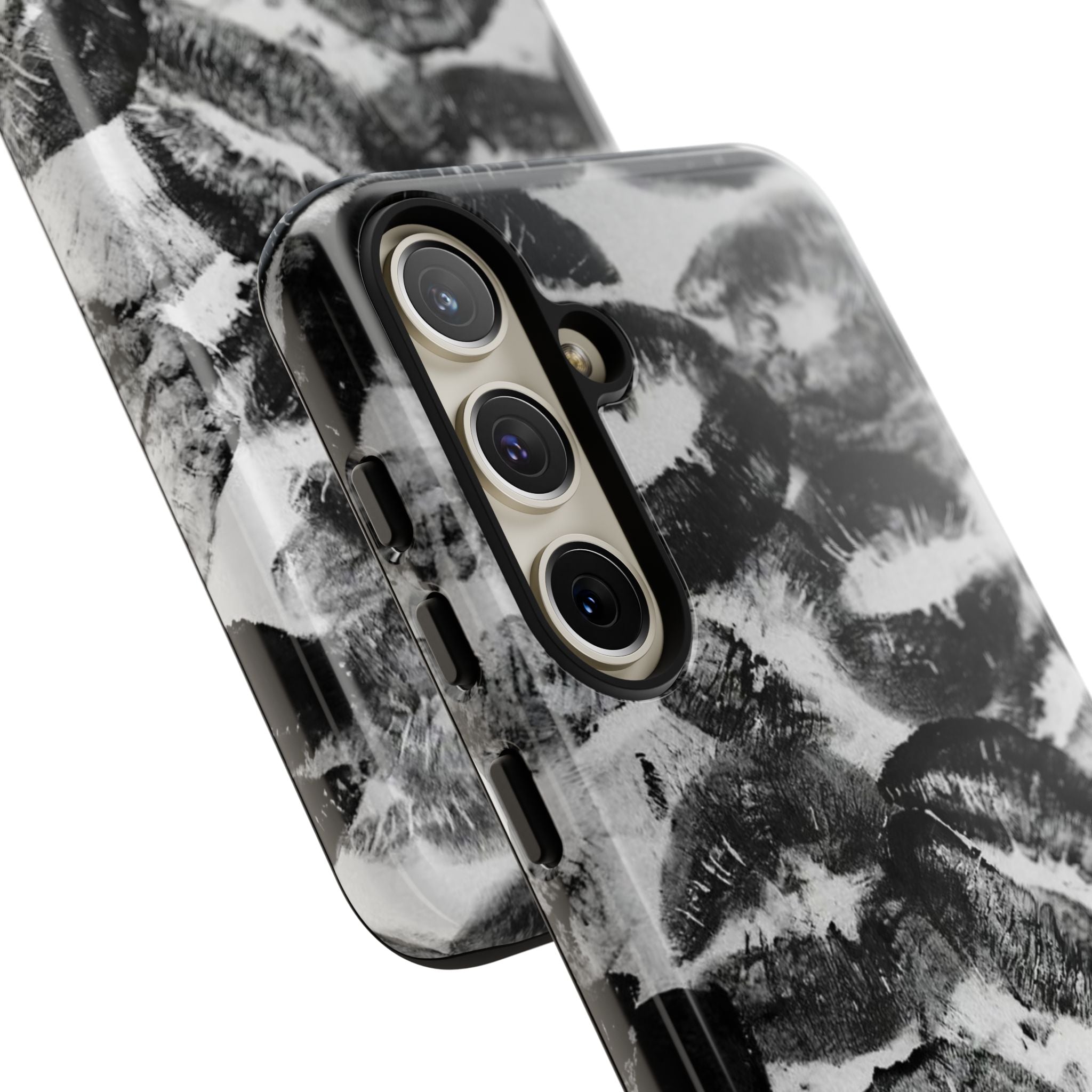 Black and Kiss Design Phone Case