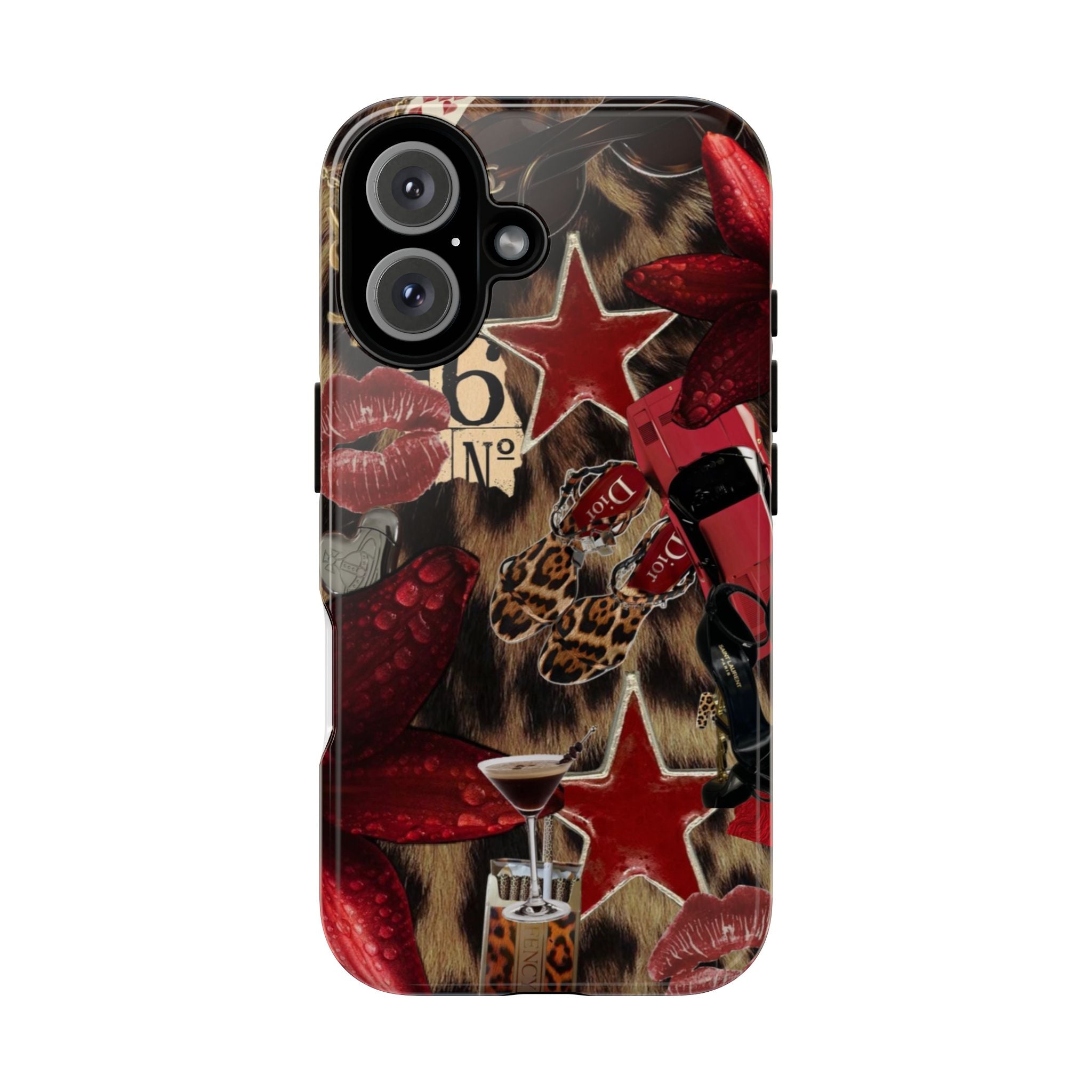 Cheetah Red Phone Case