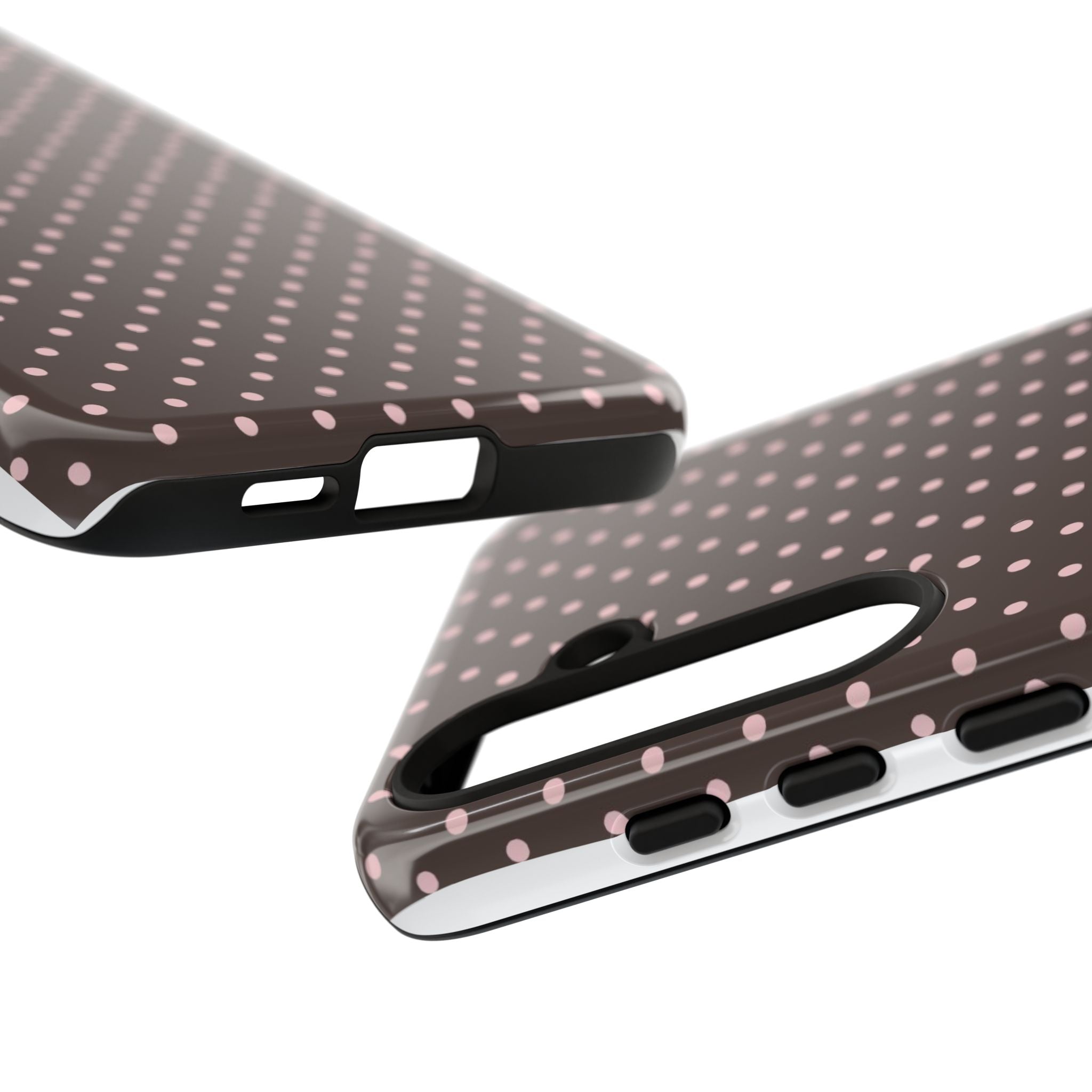 Brown Polka Phone Case