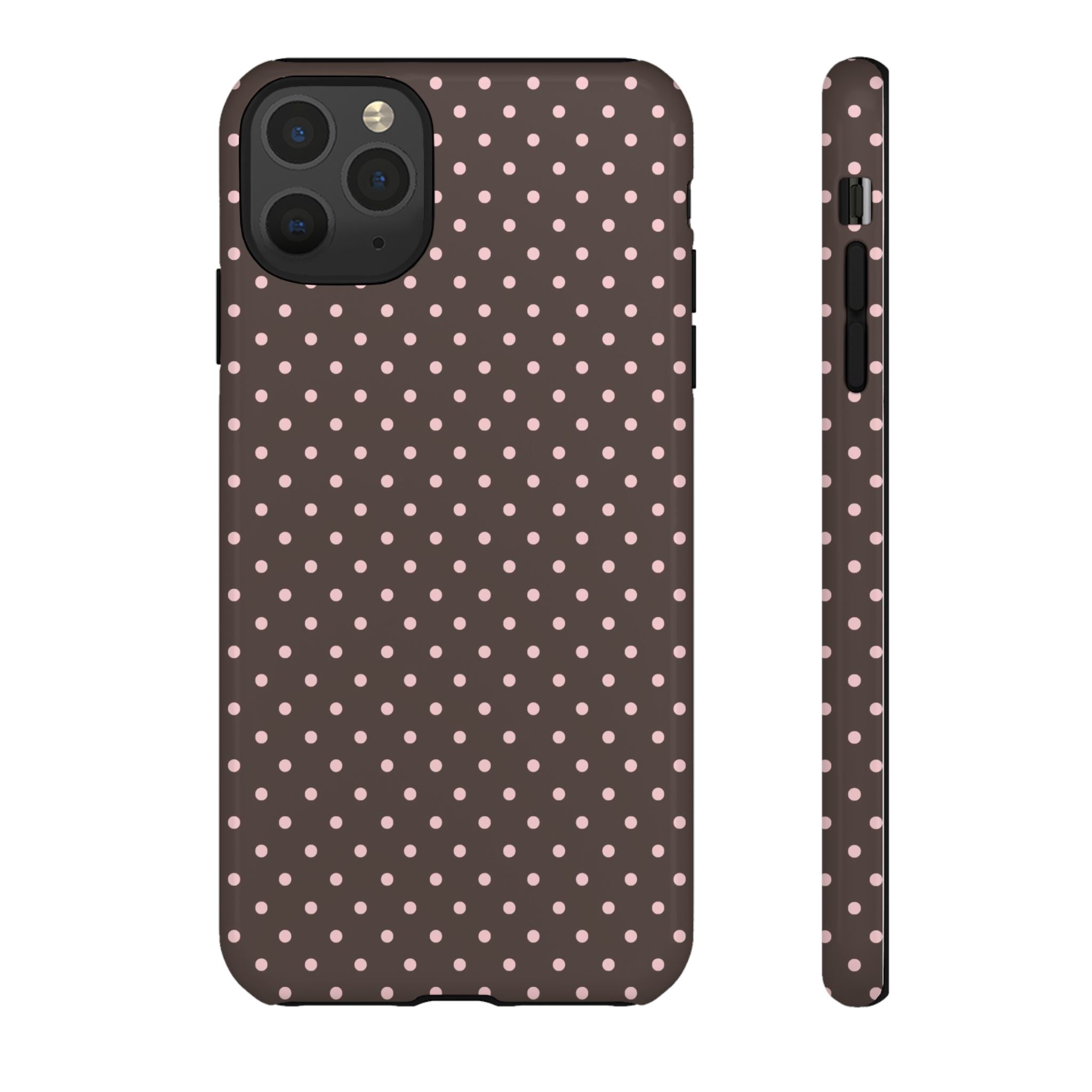 Brown Polka Phone Case