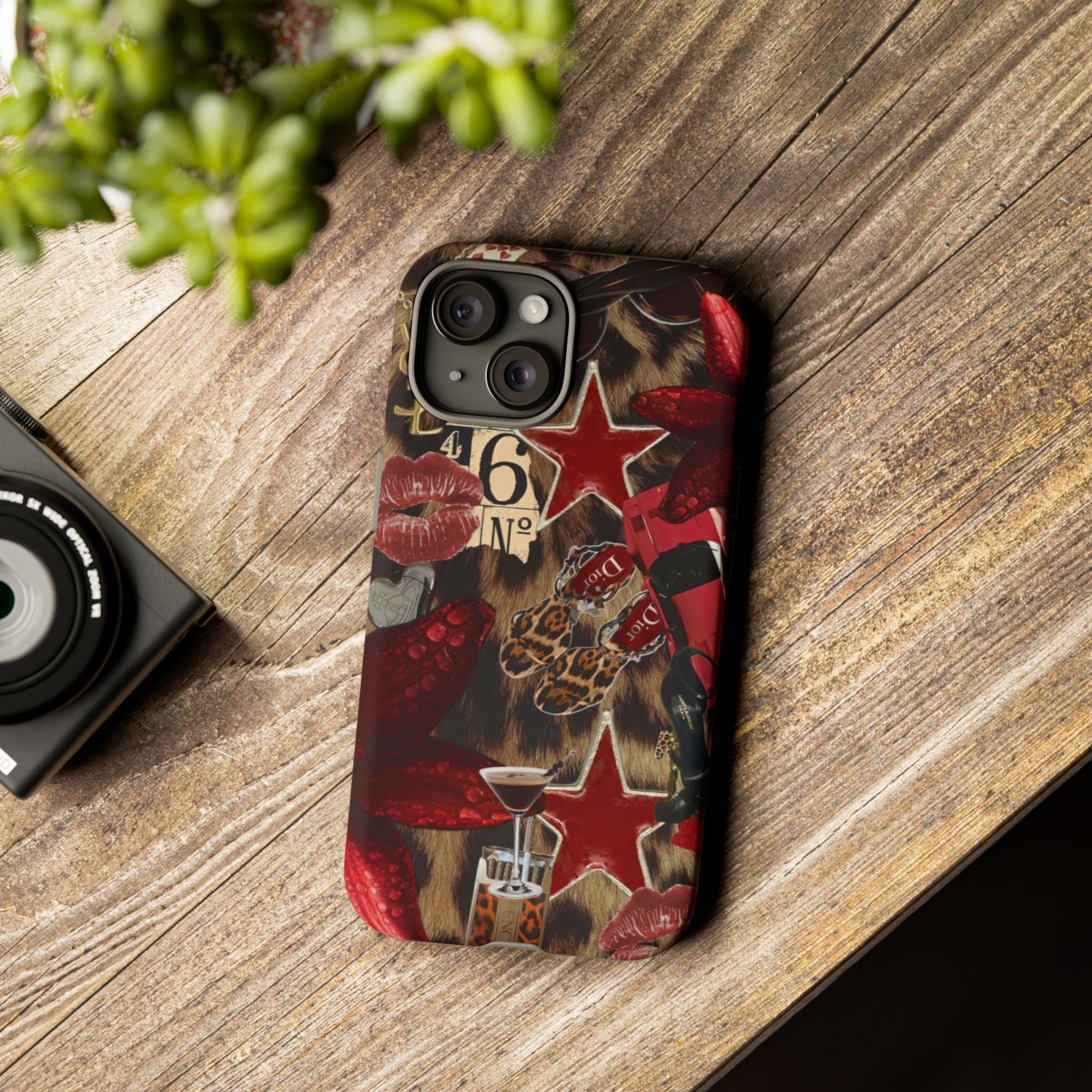 Cheetah Red Phone Case
