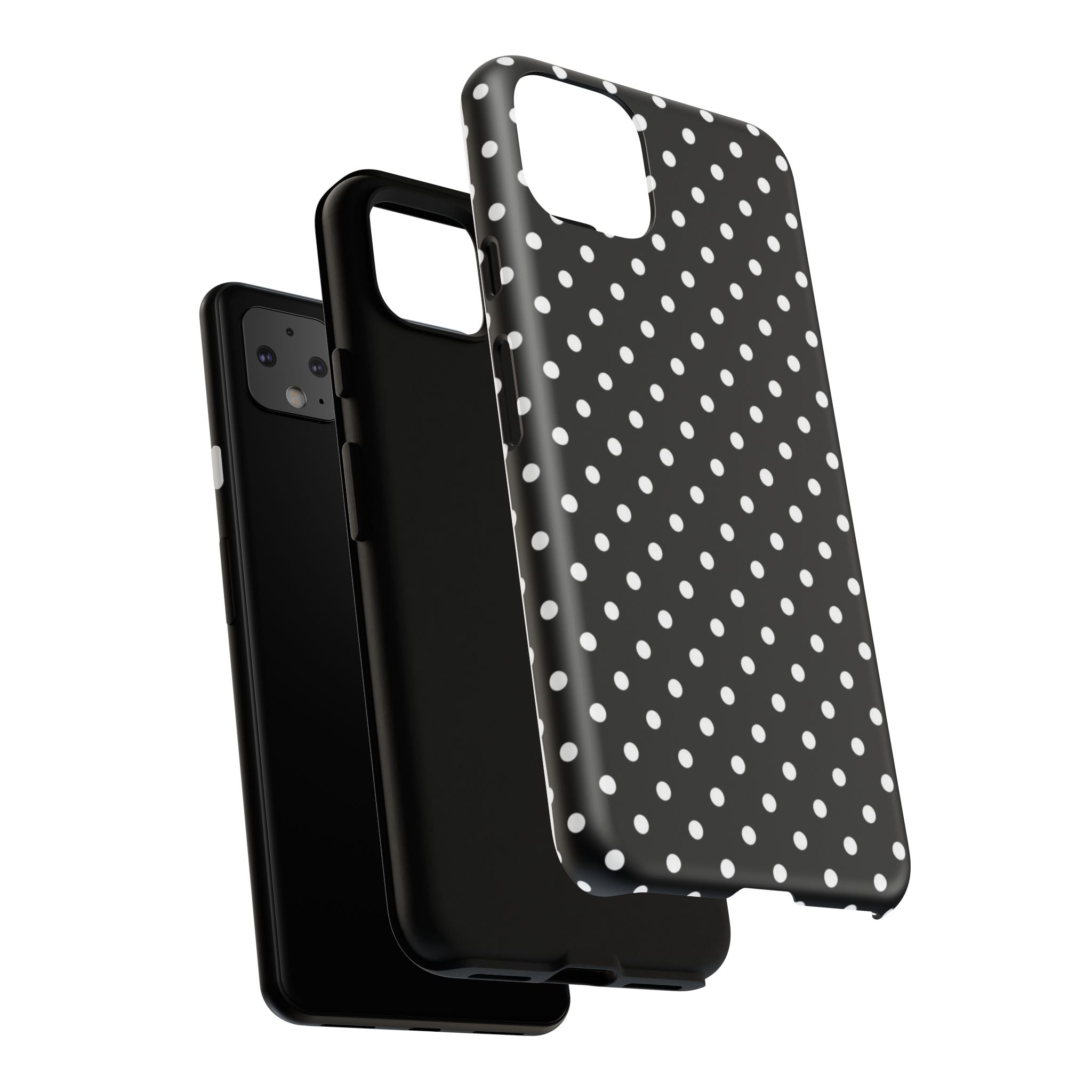 Black Polka Dot Phone Case