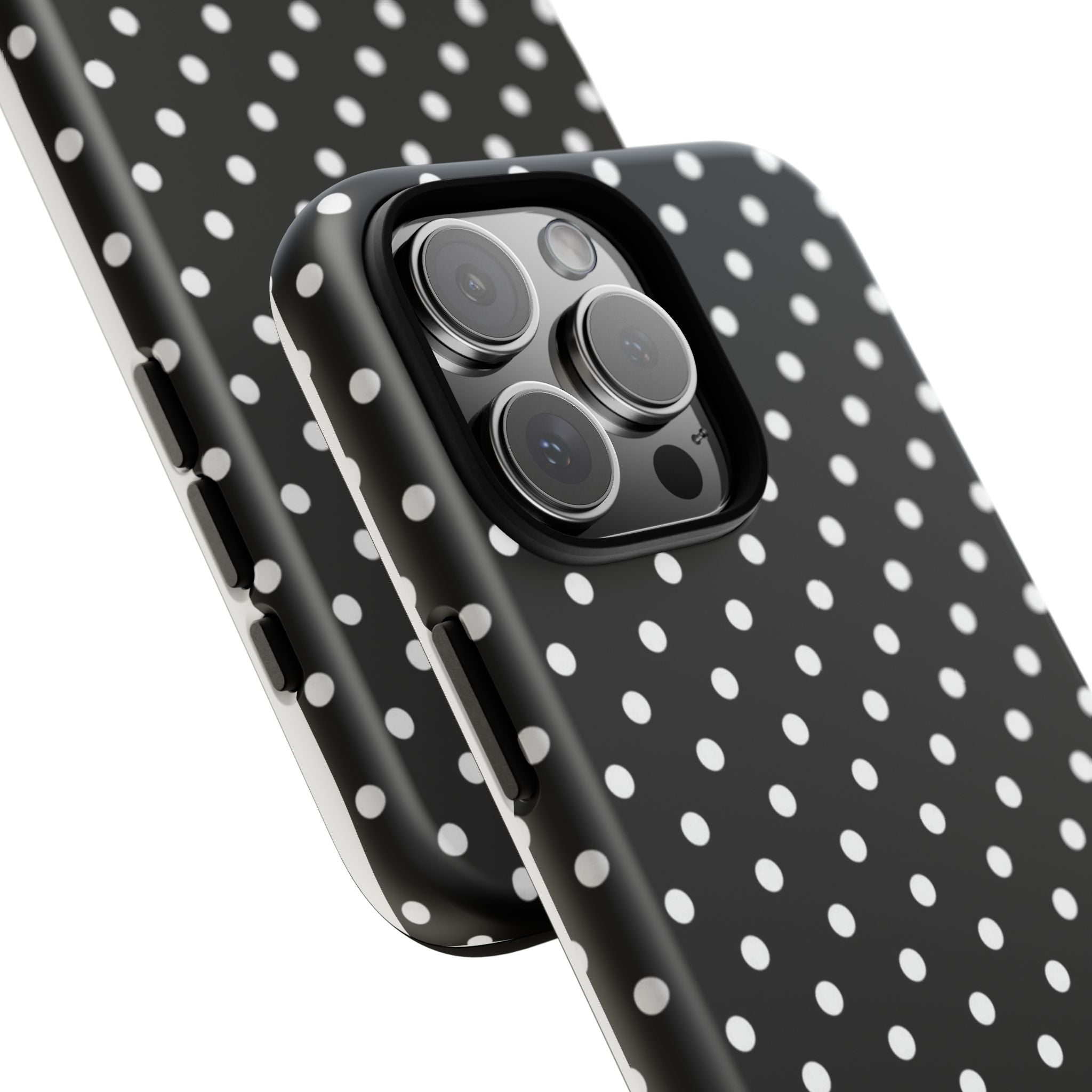 Black Polka Dot Phone Case