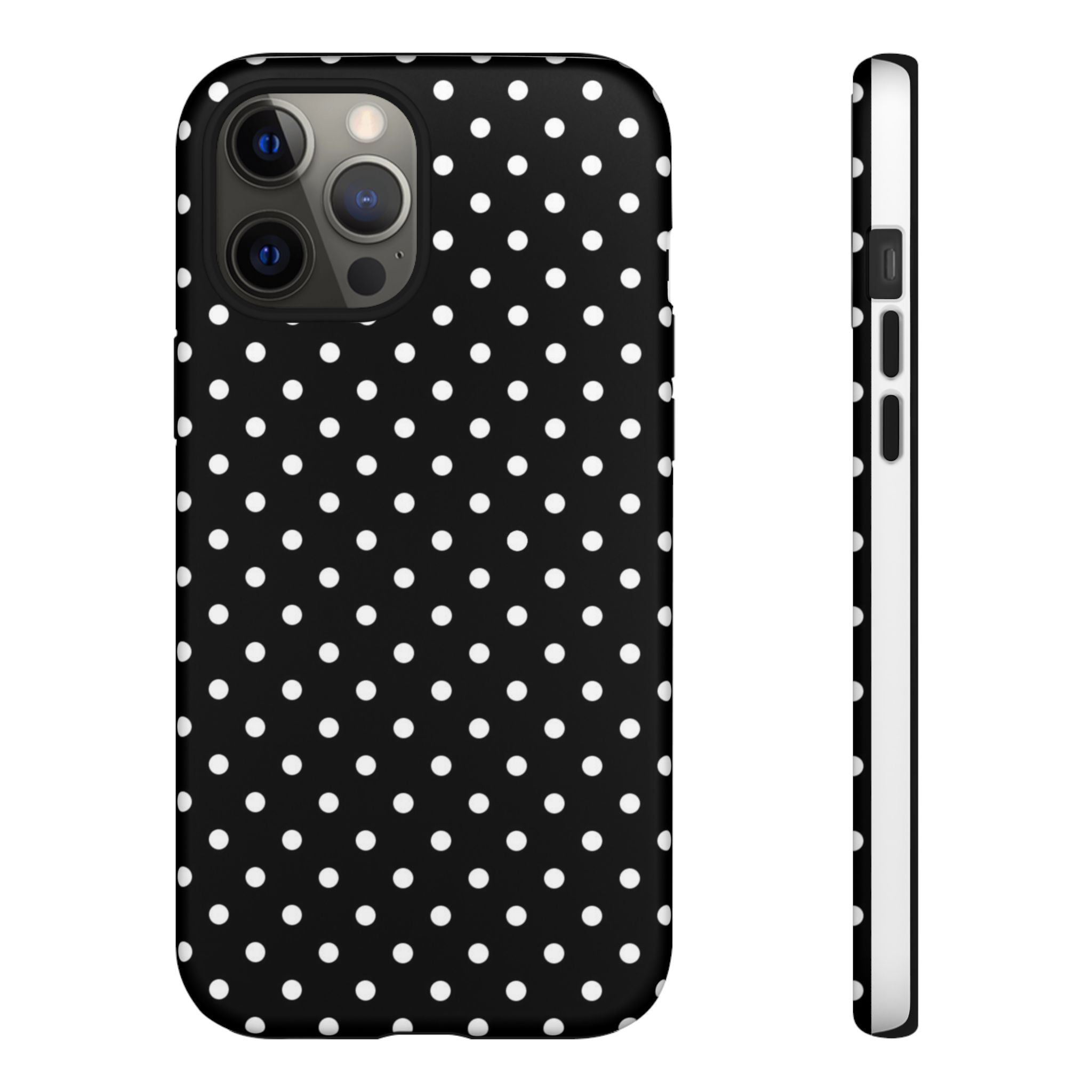 Black Polka Dot Phone Case