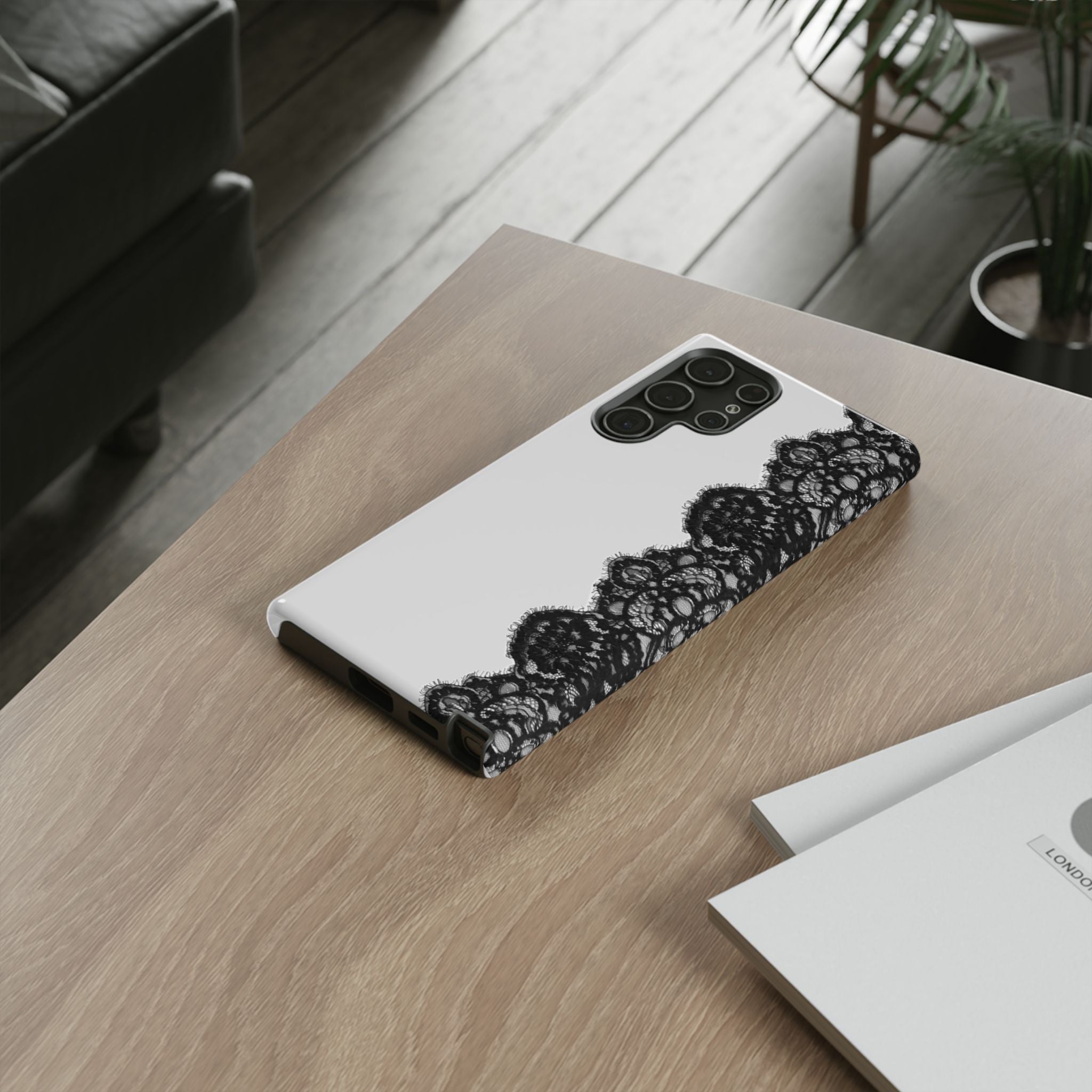 Black Lace Phone Case