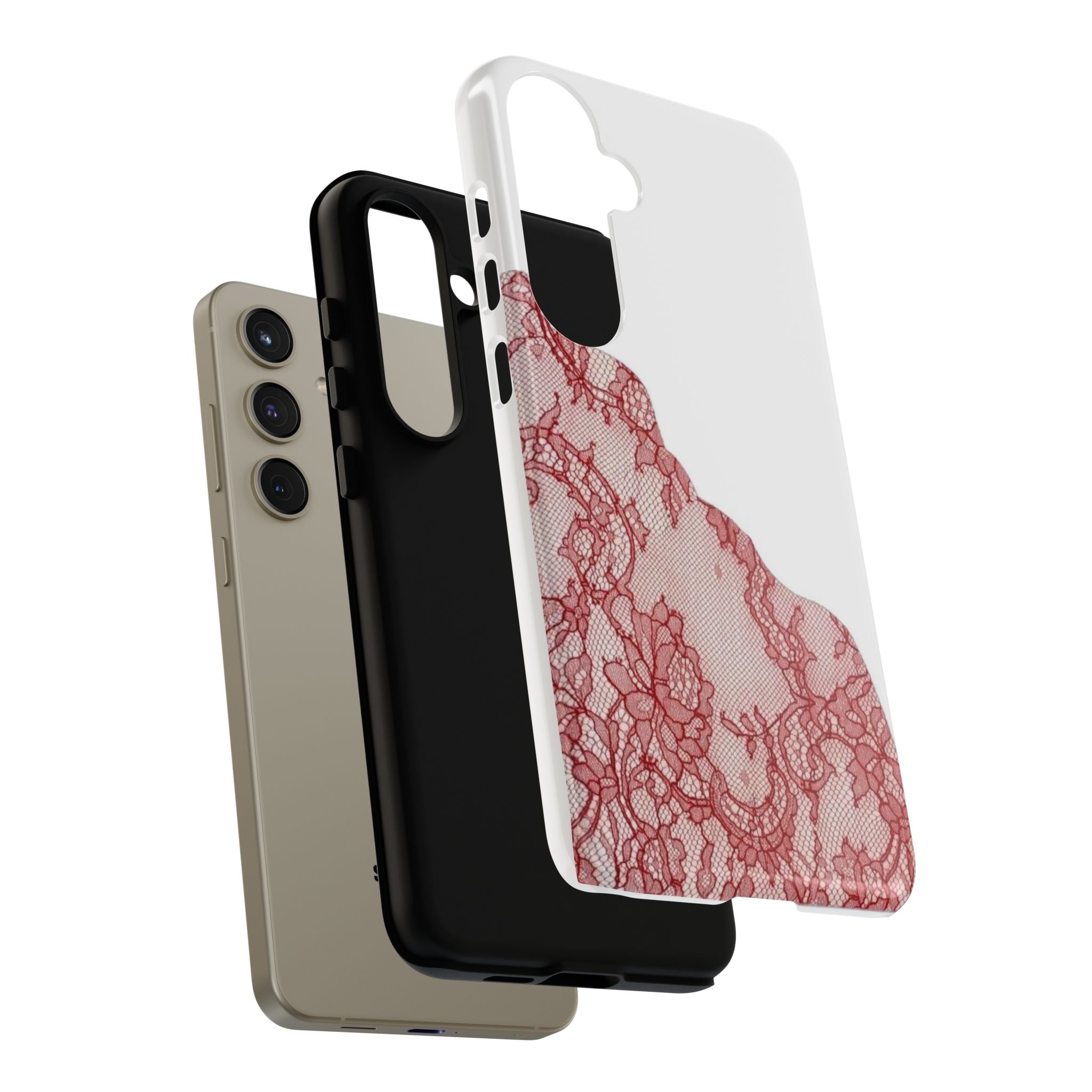 Red Lace Phone Case