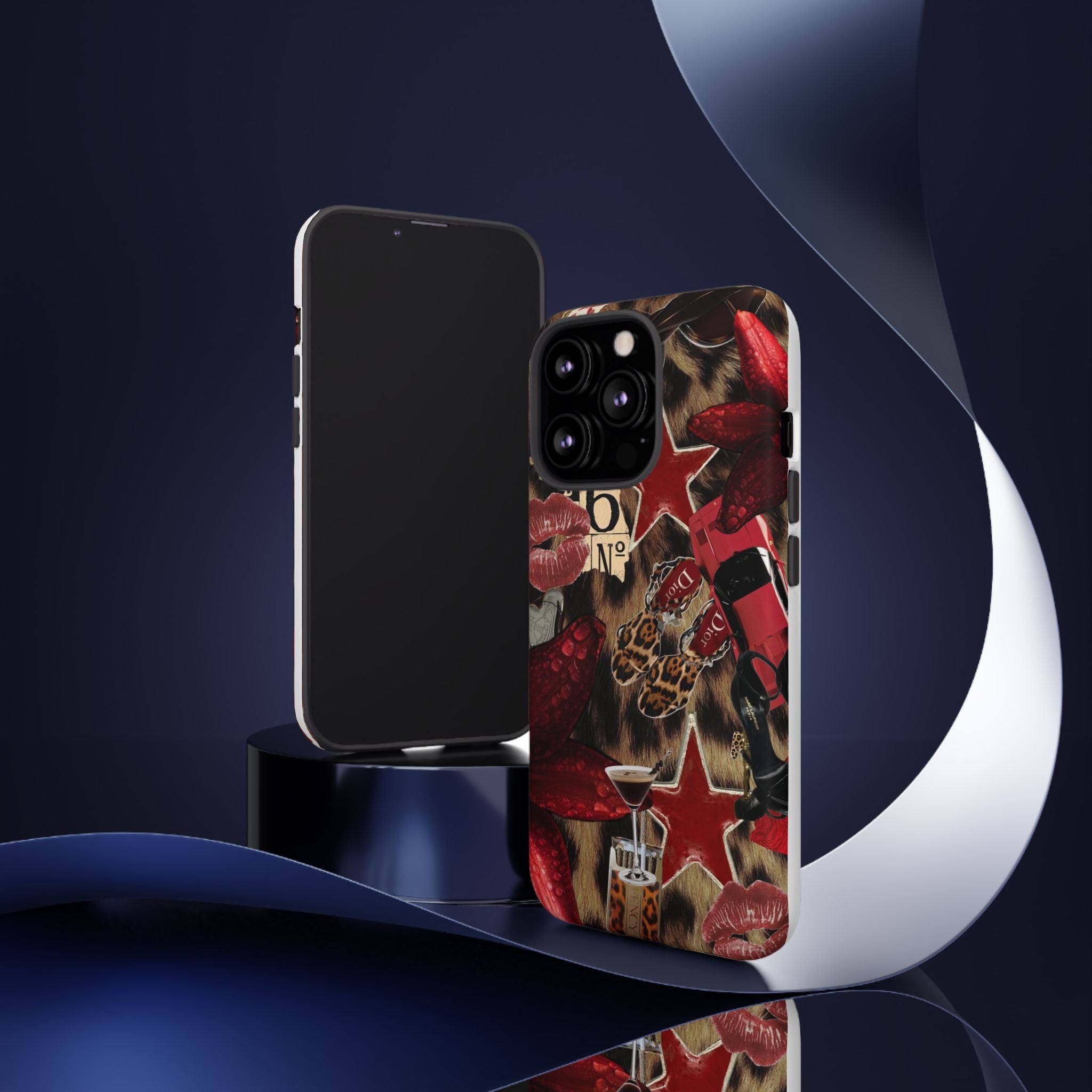 Cheetah Red Phone Case