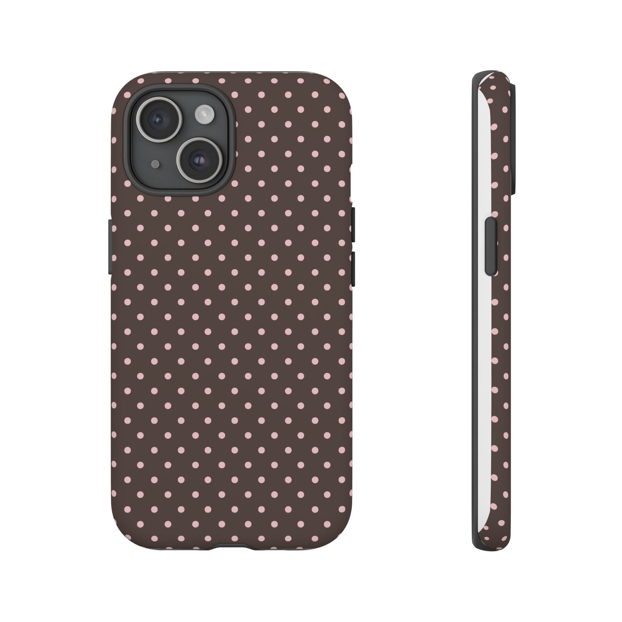 Brown Polka Phone Case
