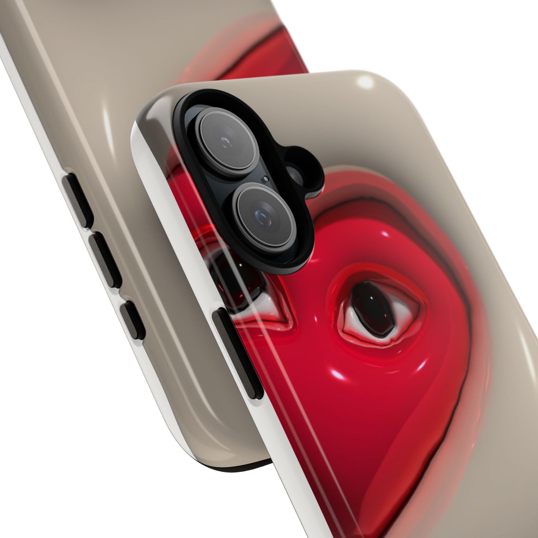 3D Hearts Phone Case