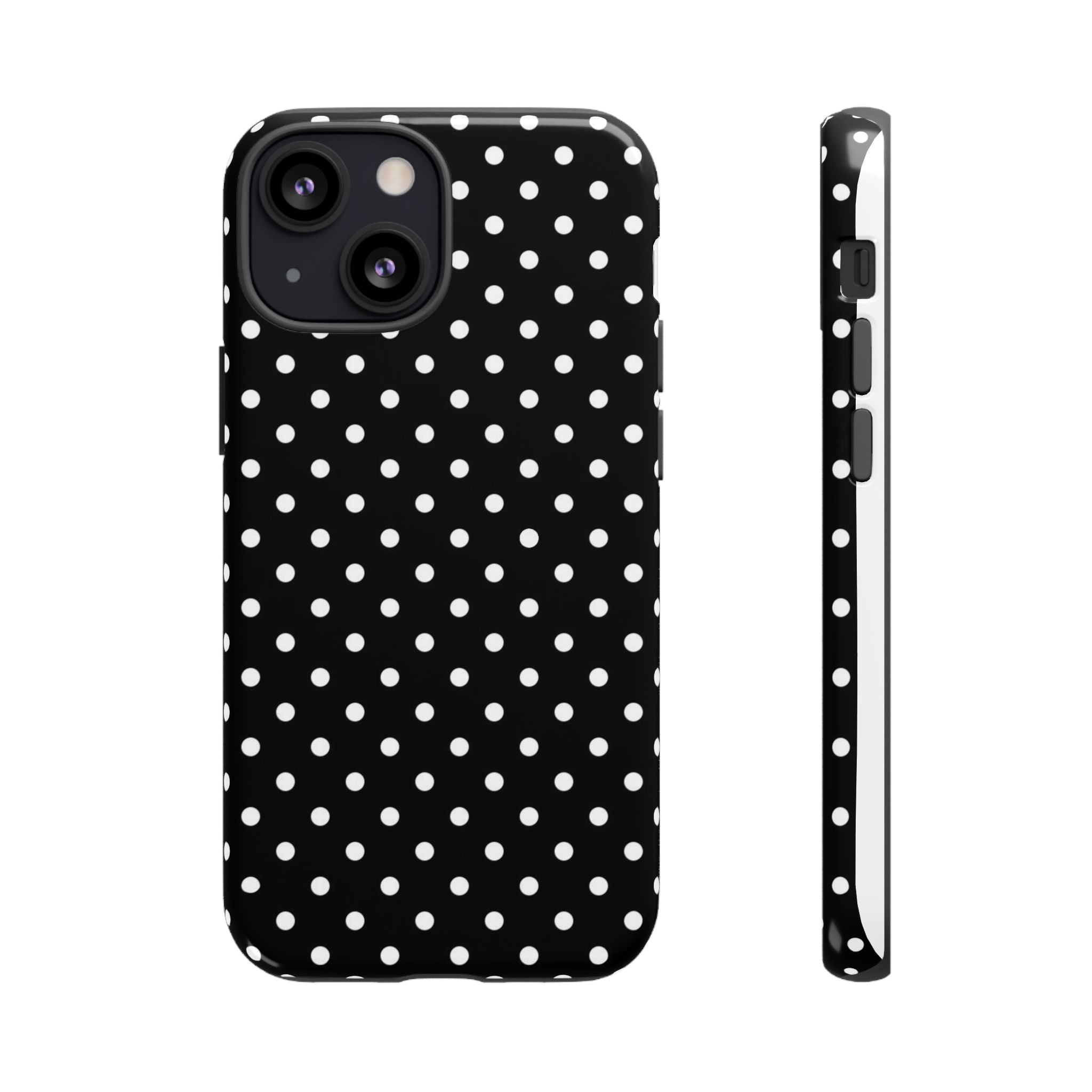 Black Polka Dot Phone Case