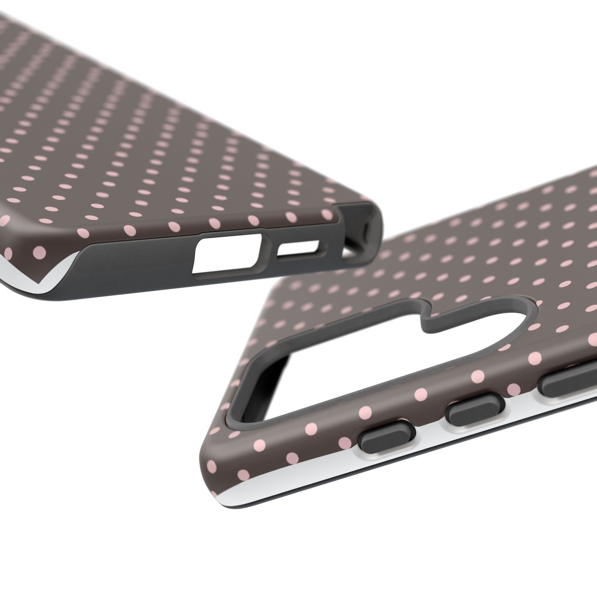 Brown Polka Phone Case