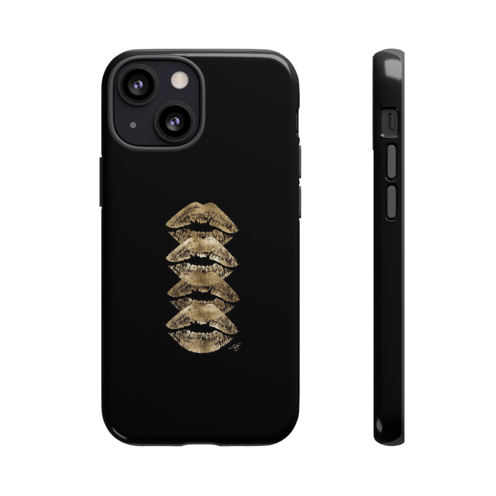 Golden Lipstick Phone Case