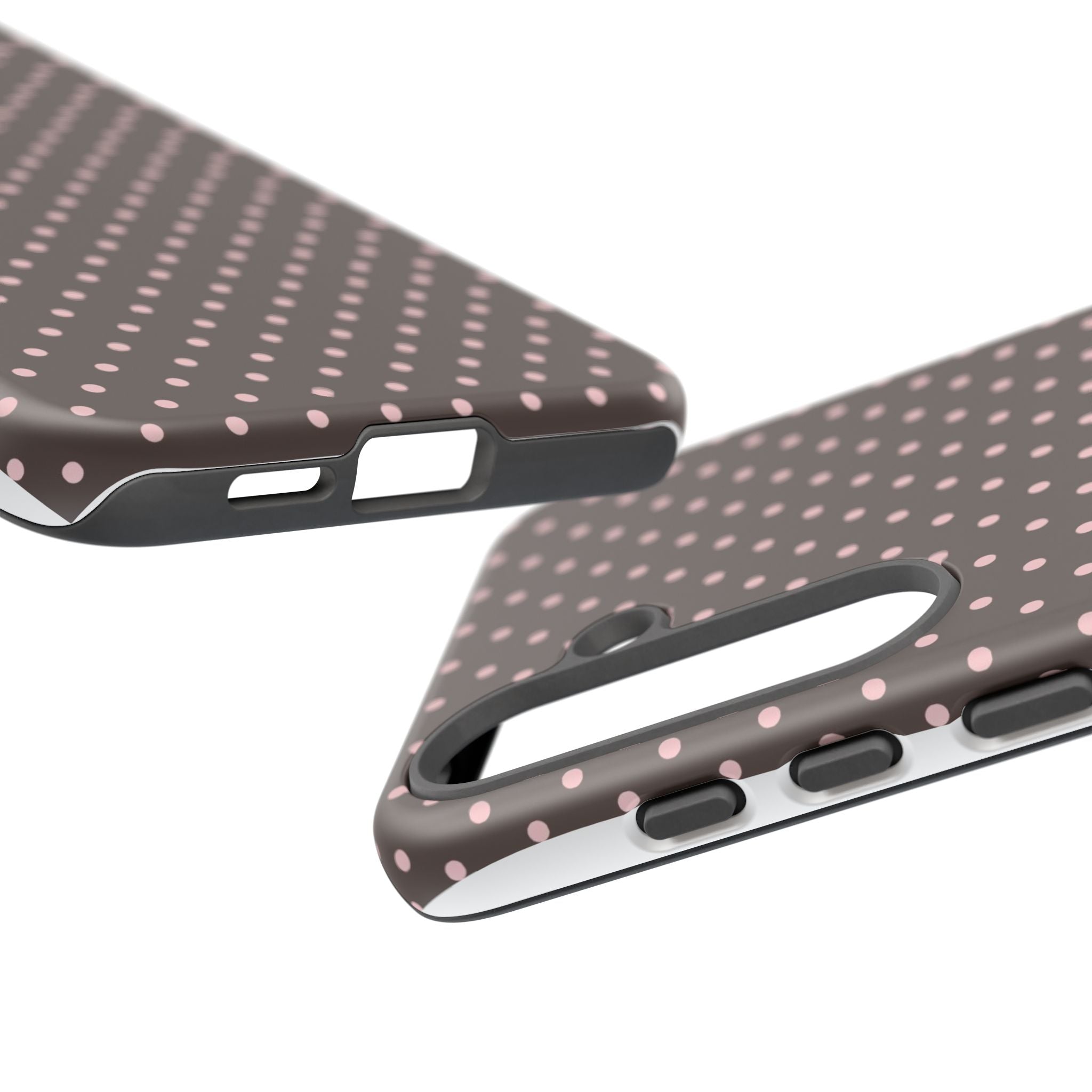 Brown Polka Phone Case